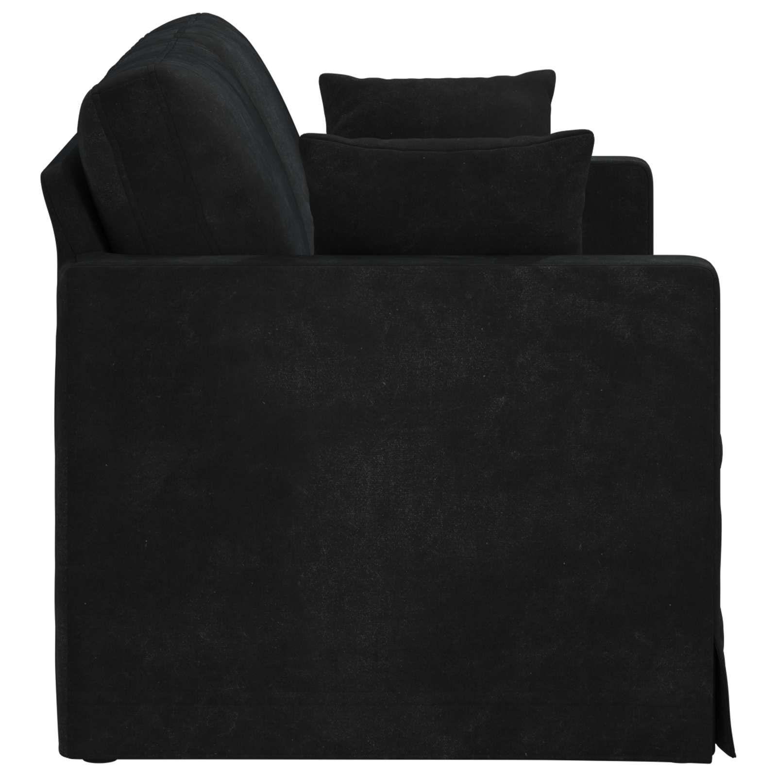 Sofa Black 138 x 78 x 80 cm Velvet