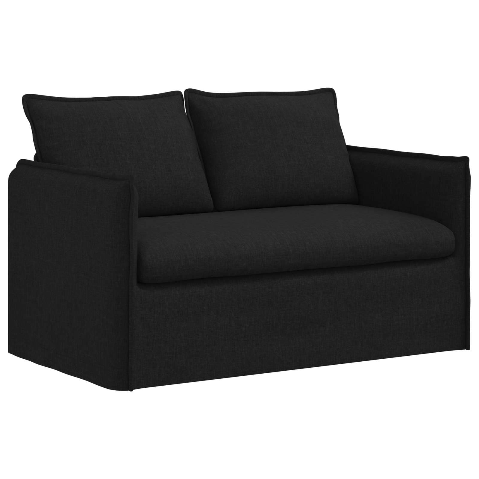 Sofa Black 136 x 82 x 85 cm Fabric