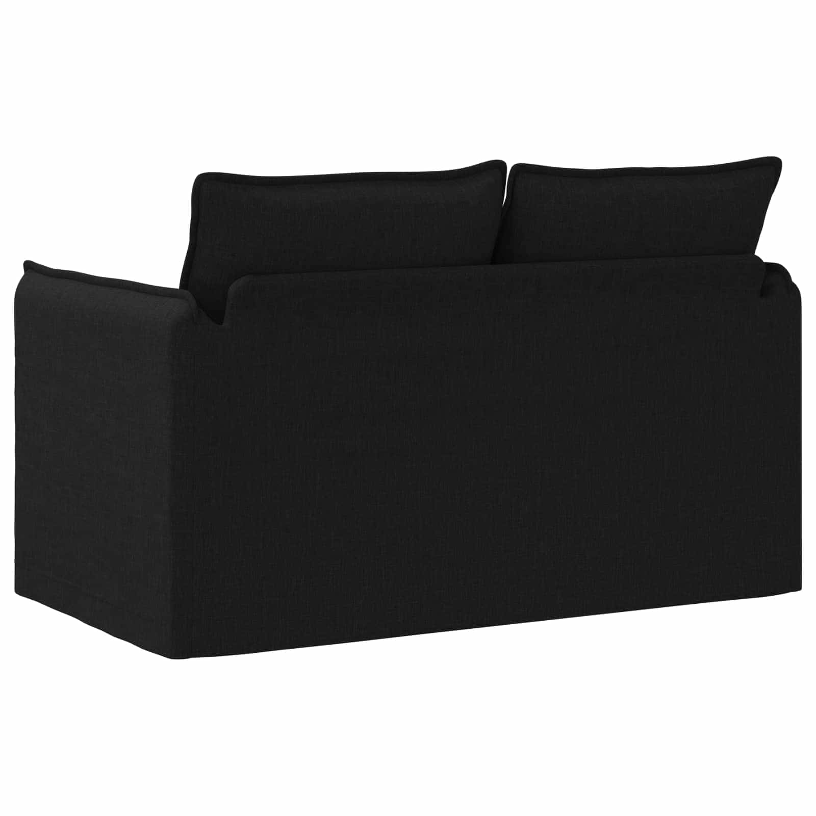 Sofa Black 136 x 82 x 85 cm Fabric