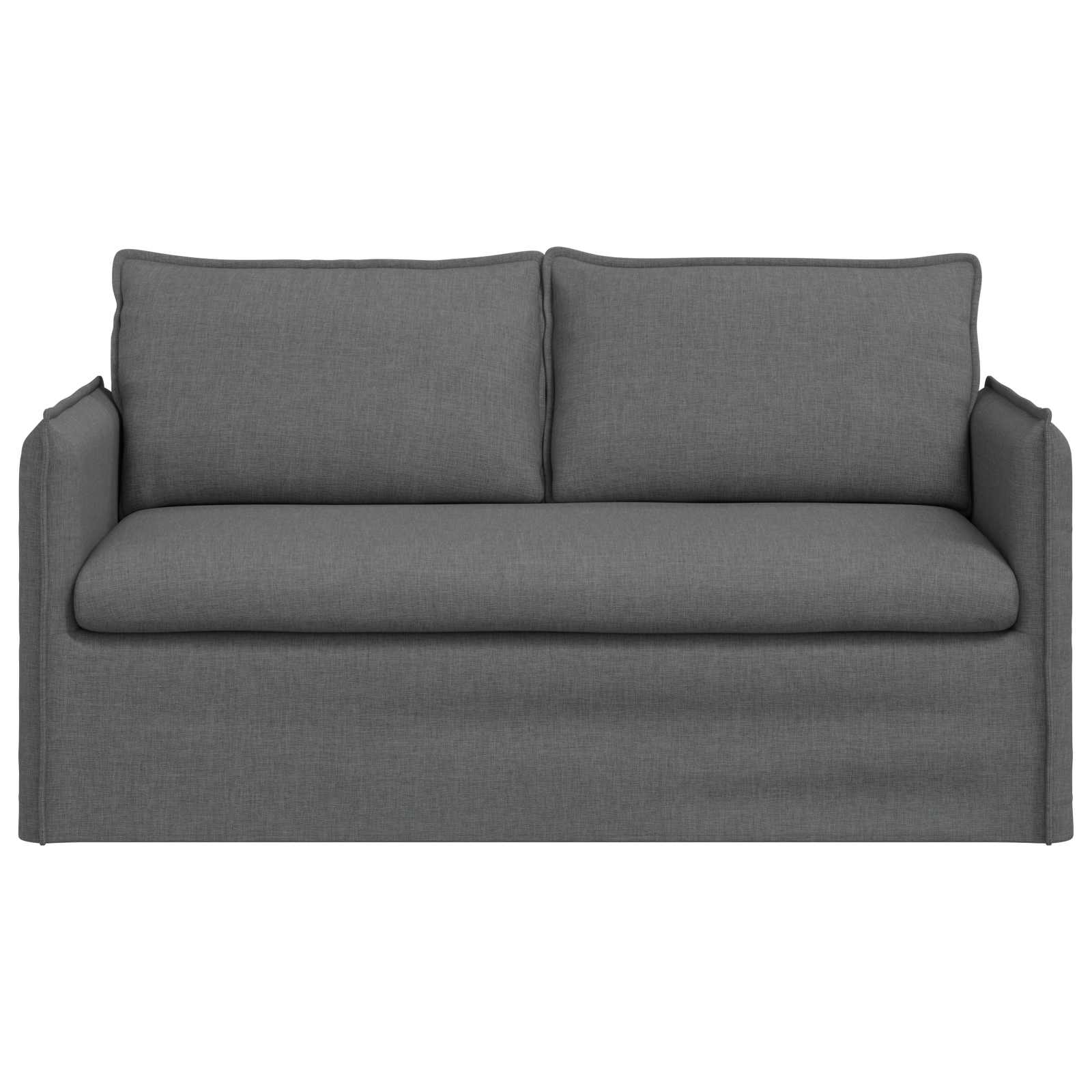 Sofa Dark Grey 156 x 82 x 85 cm Fabric