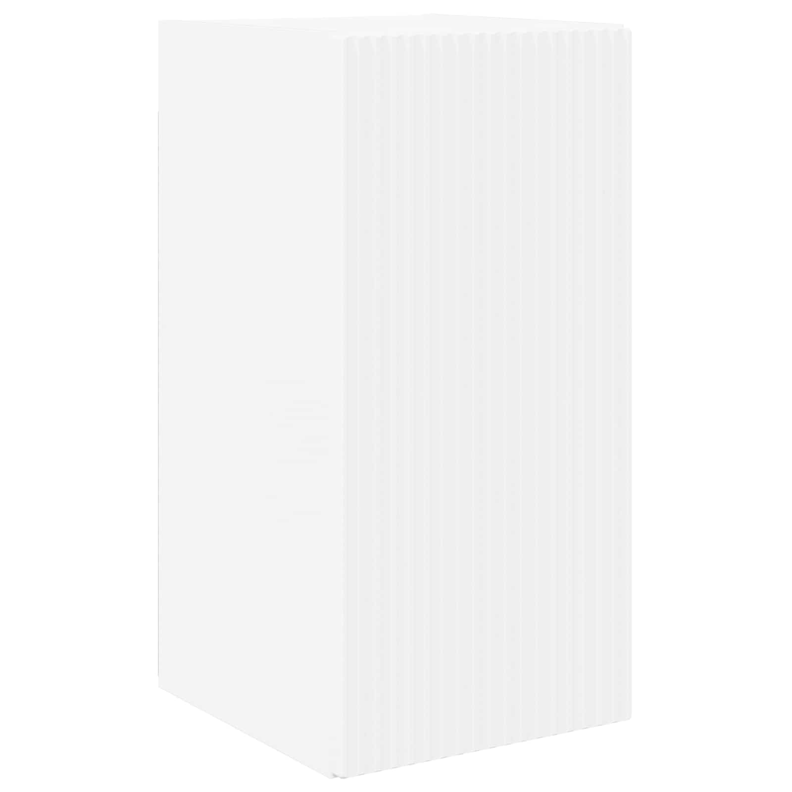 TV Cabinet Set 4 pcs White Engineered Wood