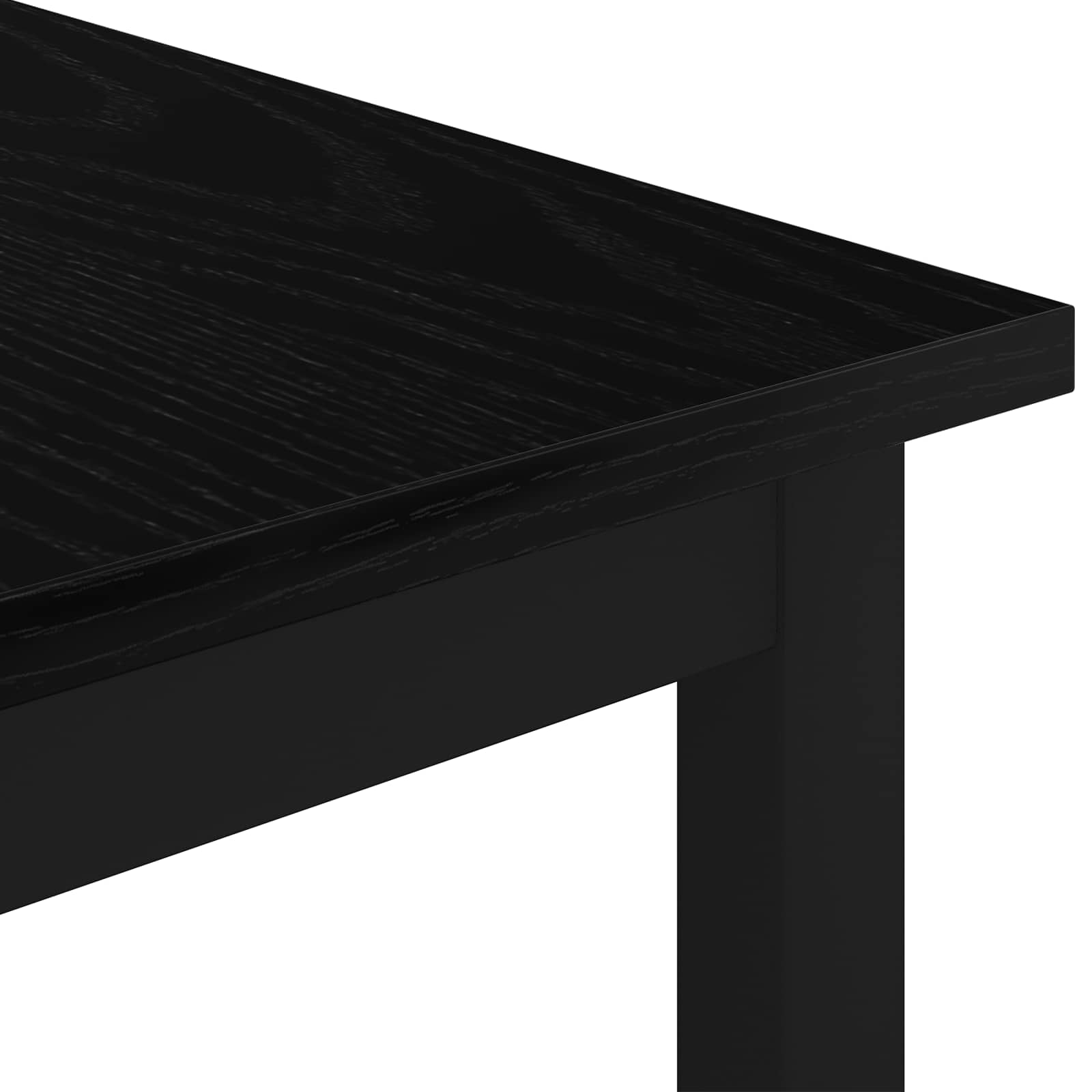 Coffee Table Black Oak 60 x 30 x 36 cm Engineered Wood