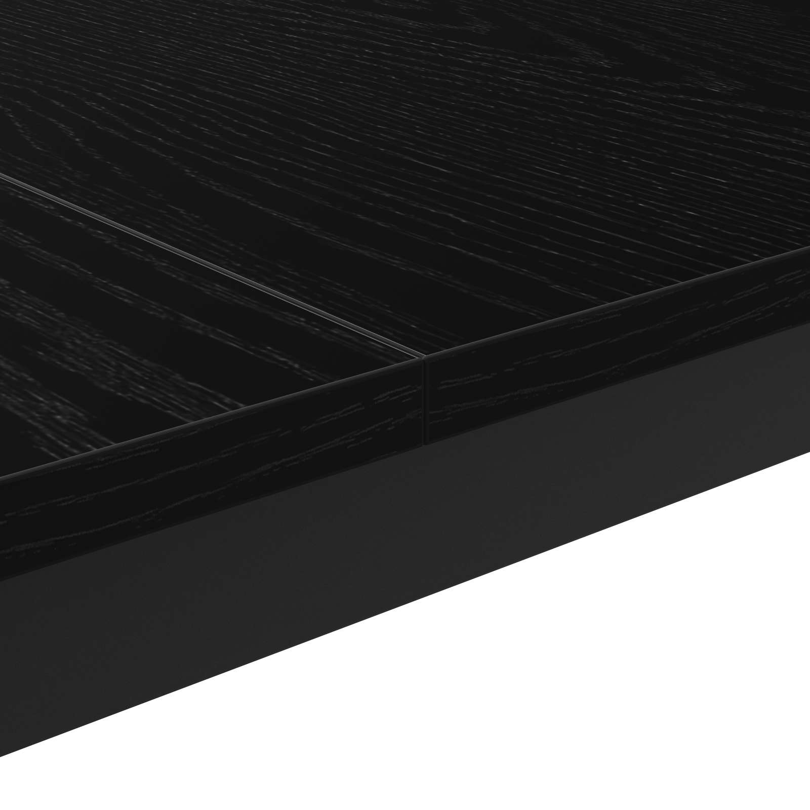 Coffee Table Black Oak 60 x 60 x 36 cm Engineered Wood