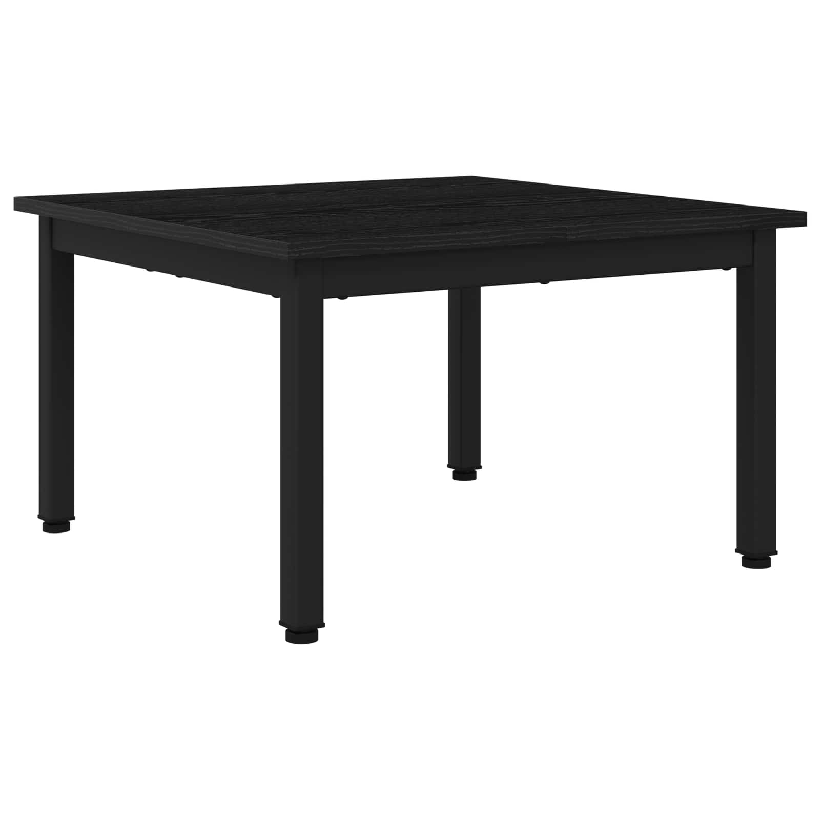 Coffee Table Black Oak 60 x 60 x 36 cm Engineered Wood