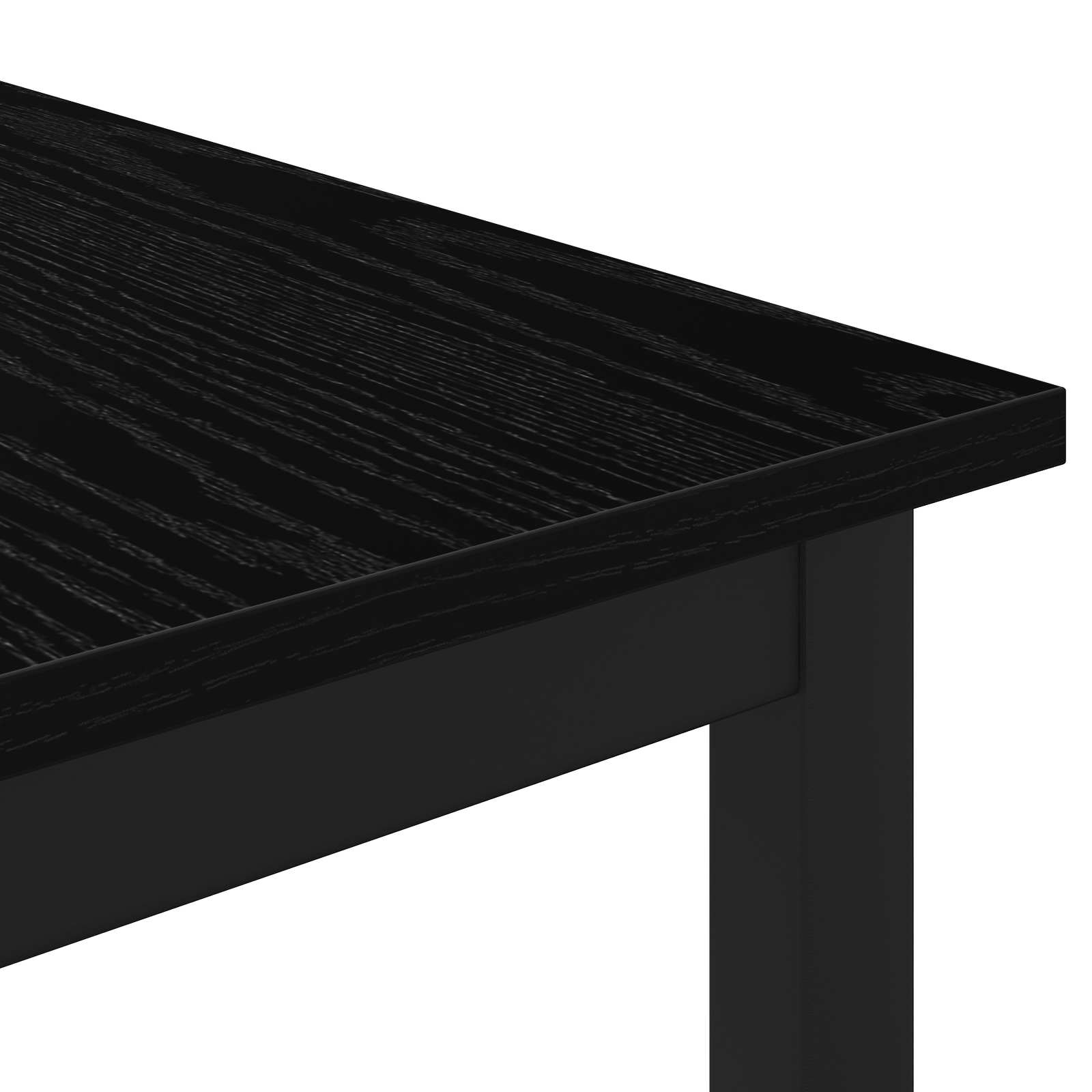 Coffee Table Black Oak 60 x 50 x 36 cm Engineered Wood