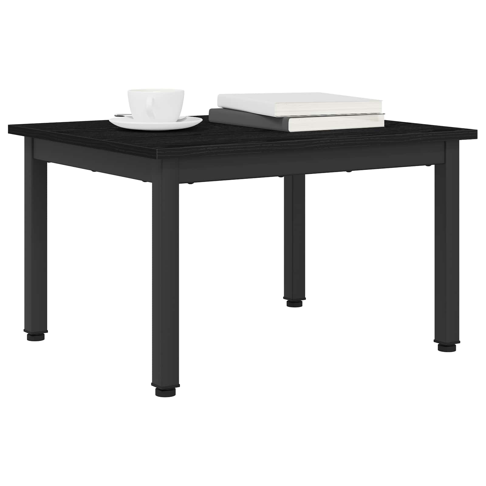 Coffee Table Black Oak 60 x 50 x 36 cm Engineered Wood