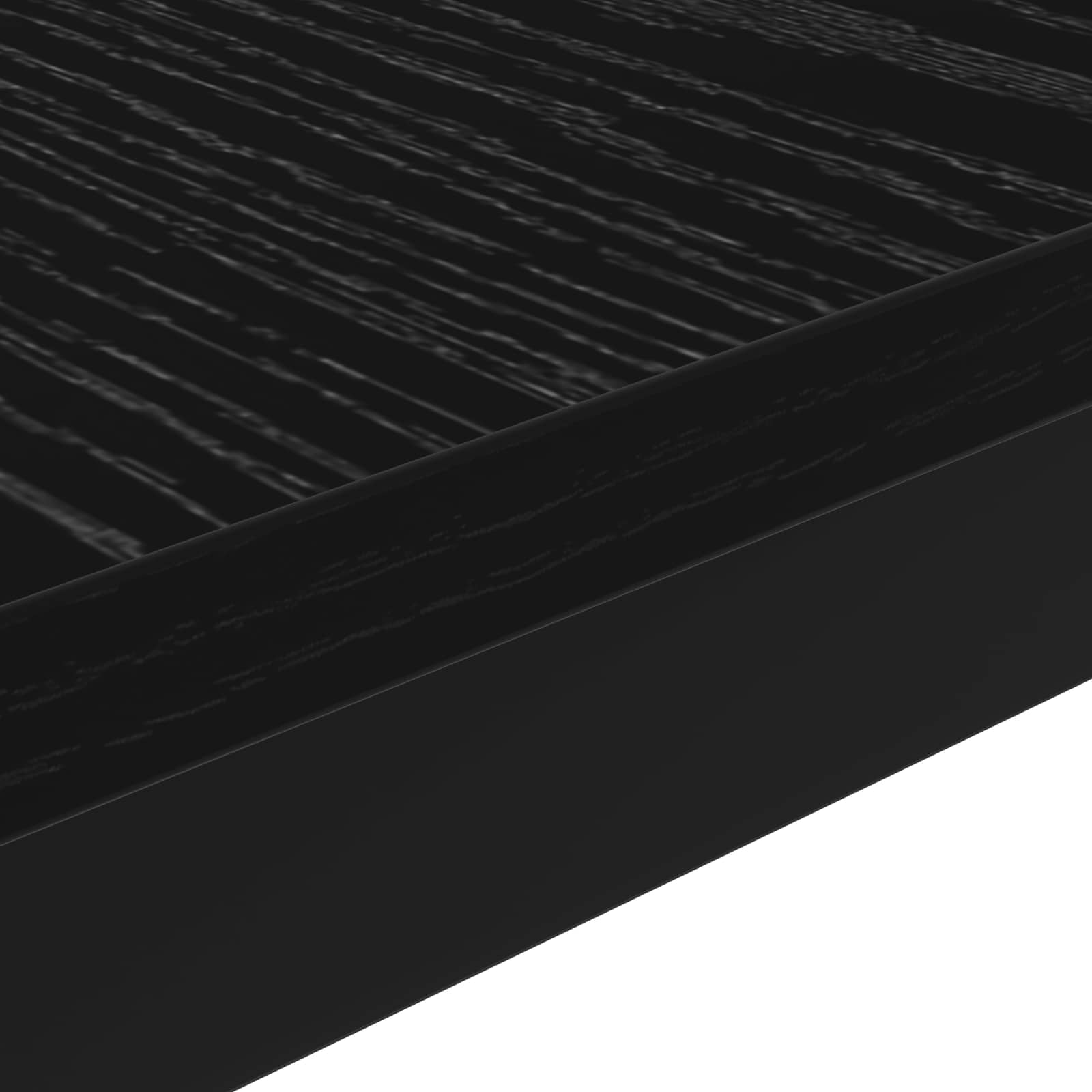 Coffee Table Black Oak 70 x 50 x 36 cm Engineered Wood