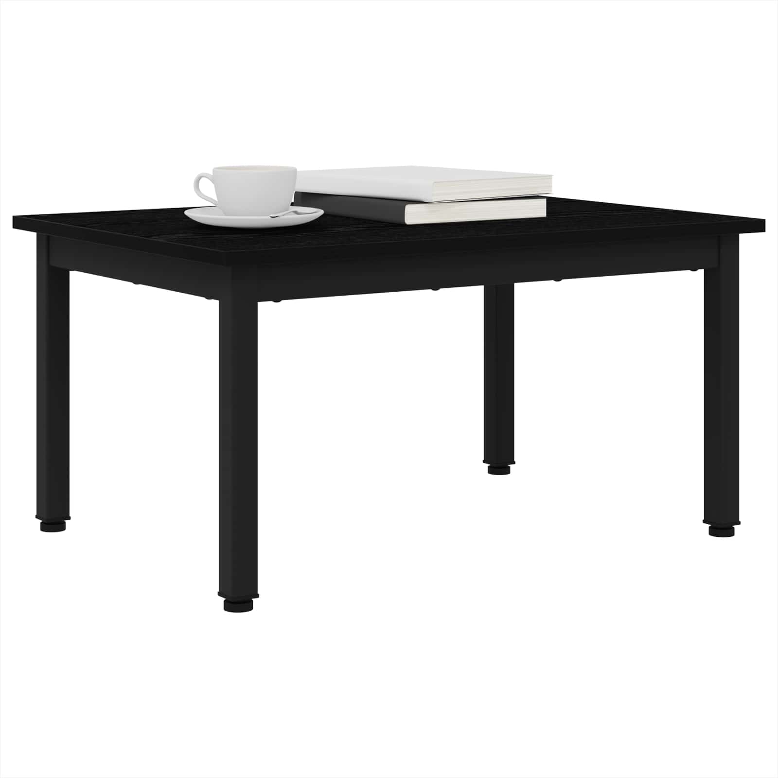 Coffee Table Black Oak 70 x 50 x 36 cm Engineered Wood