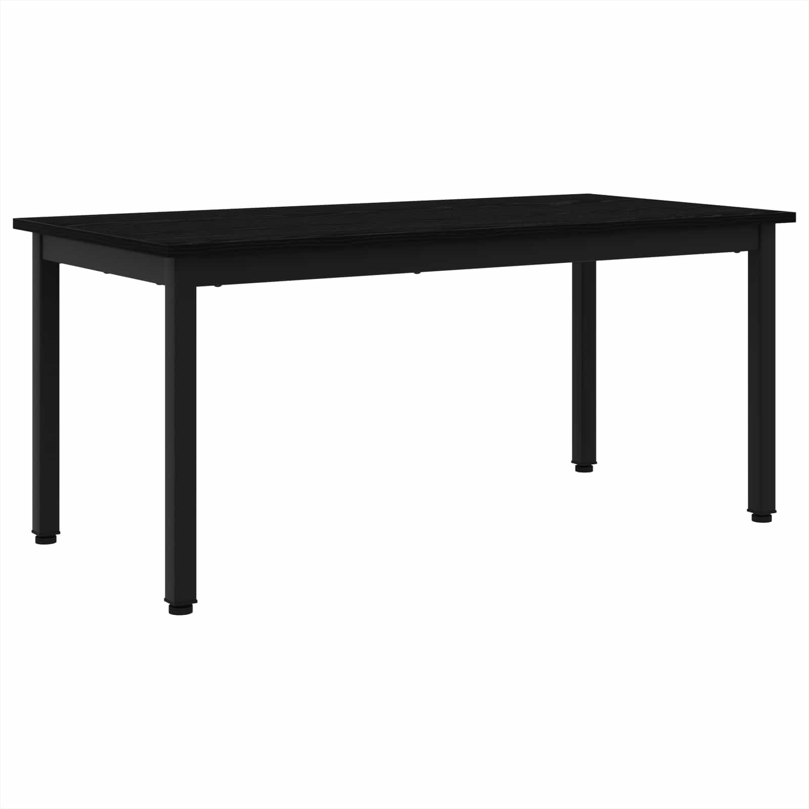 Coffee Table Black Oak 100 x 50 x 45 cm Engineered Wood