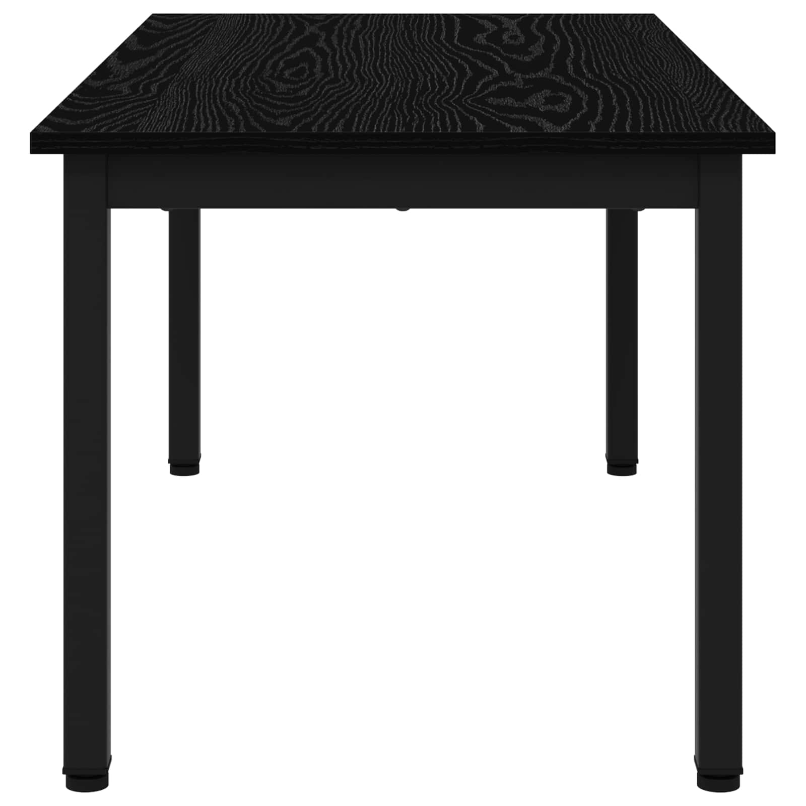 Coffee Table Black Oak 100 x 50 x 45 cm Engineered Wood