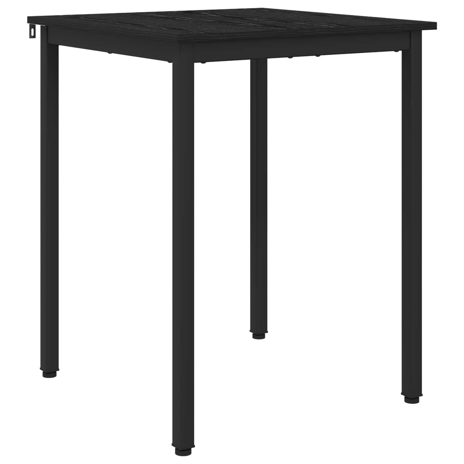Dining Tables 60 x 60 x 75 cm Engineered Wood Black Oak Square