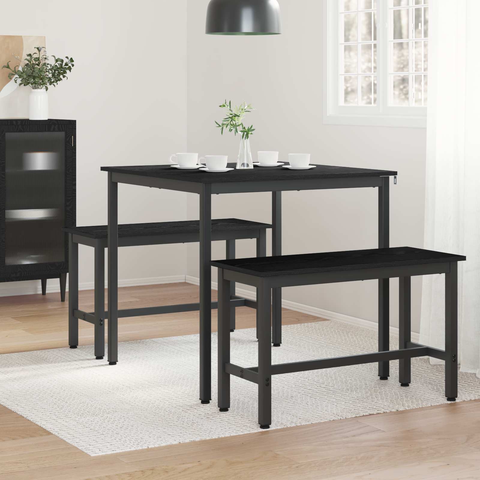 Dining Tables 80 x 80 x 75 cm METAL Square