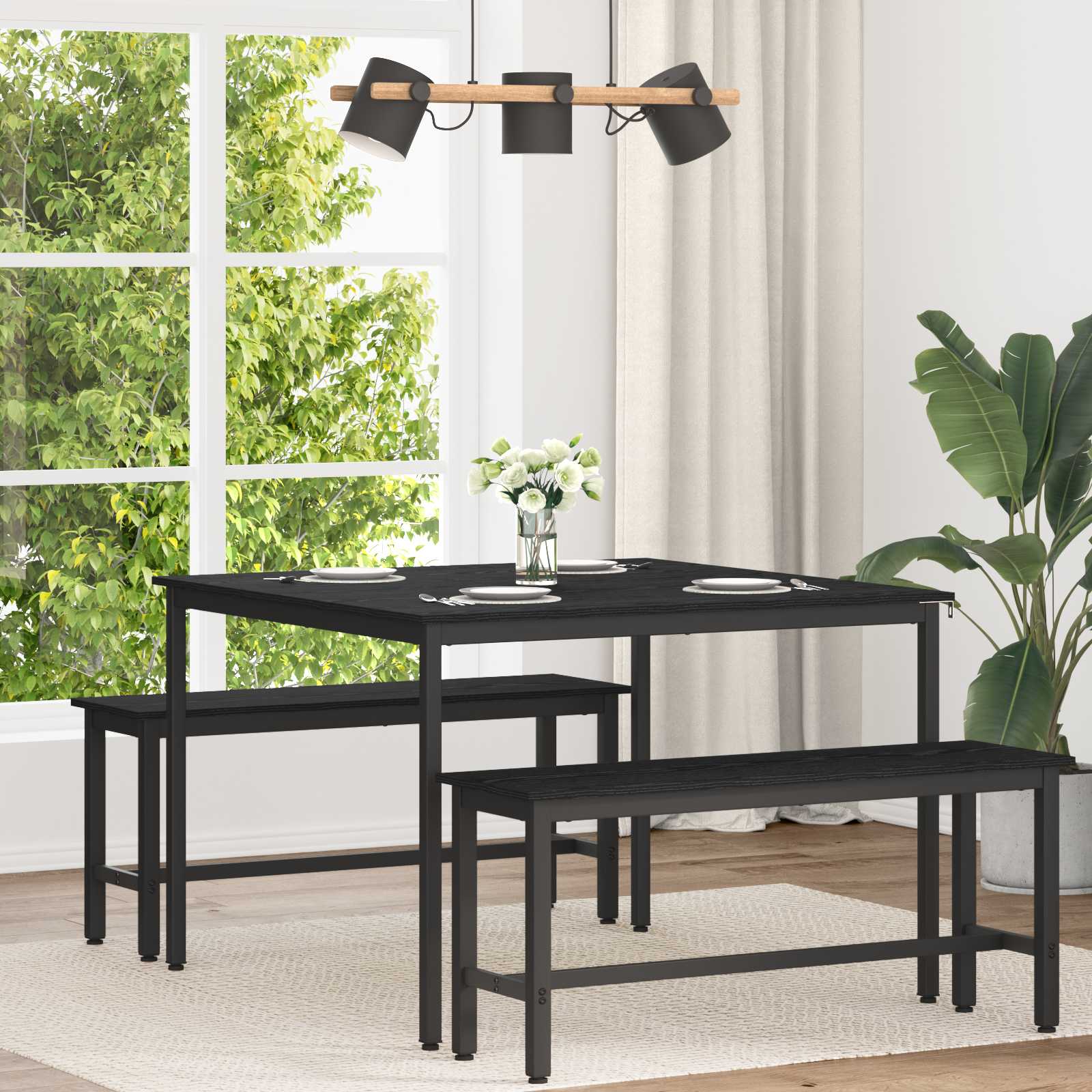 Dining Tables 110 x 110 x 75 cm METAL