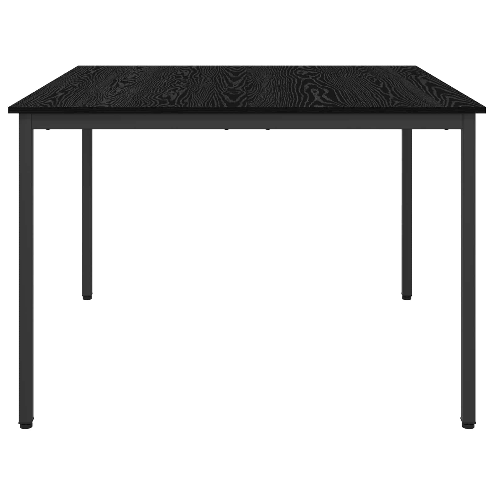 Dining Tables 110 x 110 x 75 cm Engineered Wood Black Oak