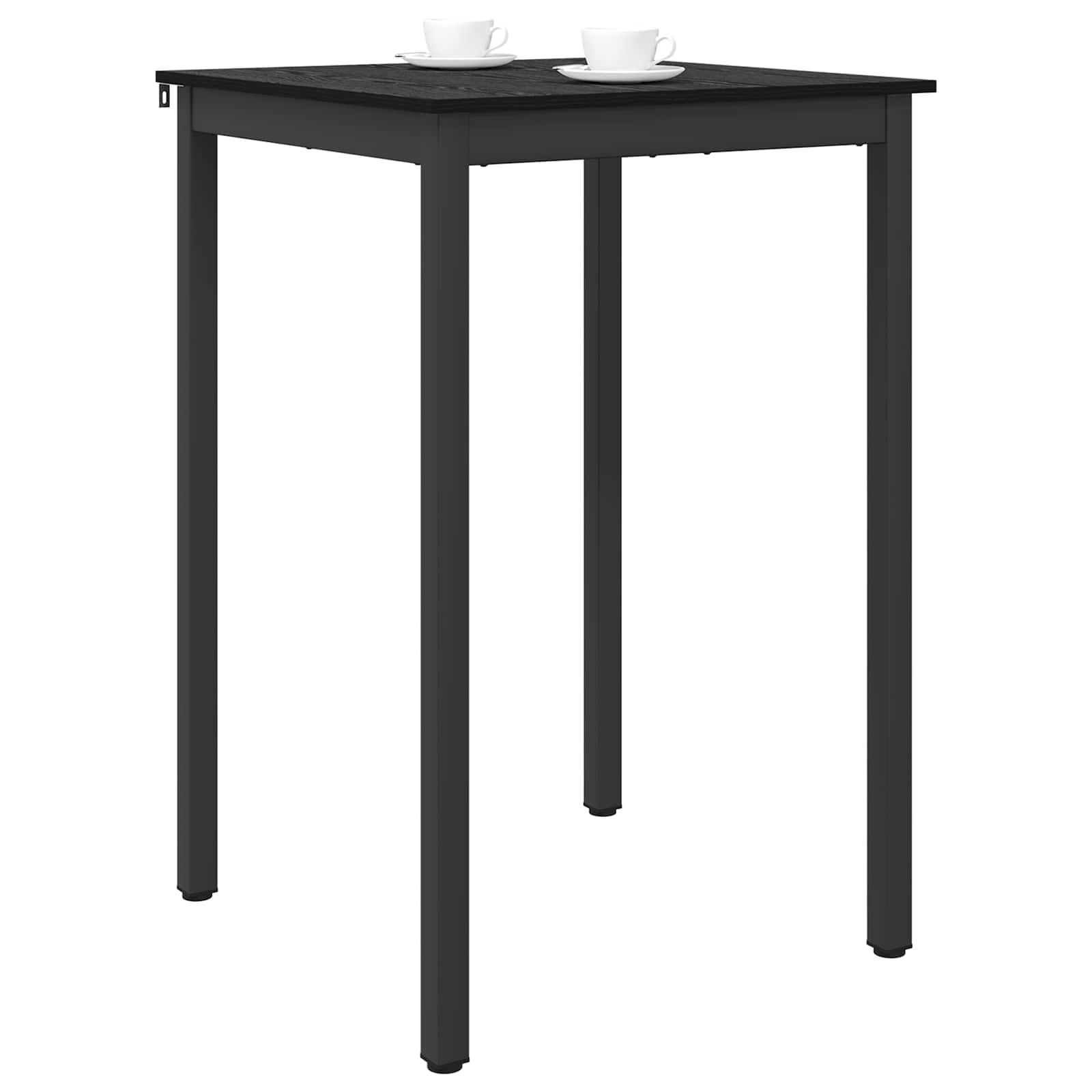 Standing Bar Table Engineered Wood Square