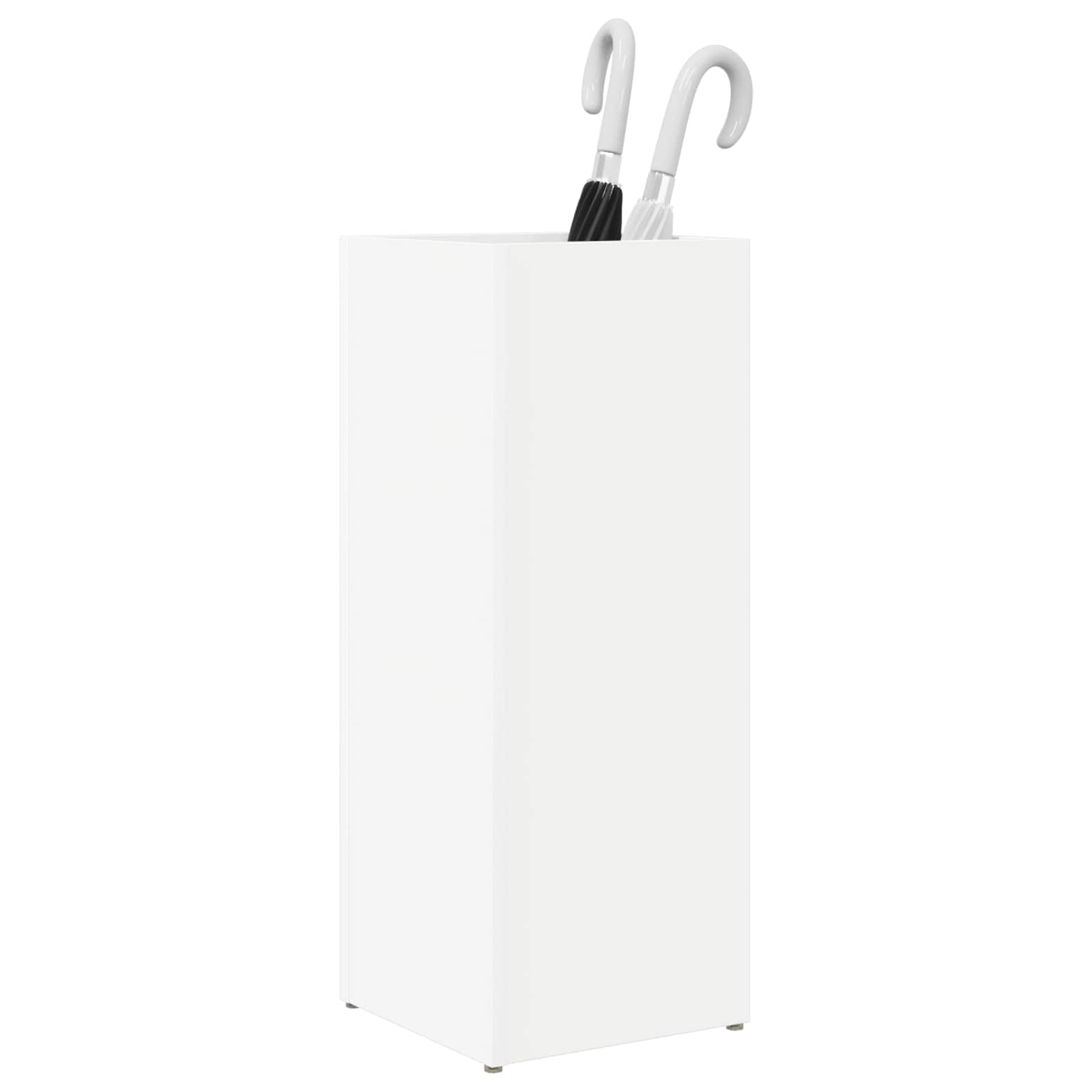 Umbrella Stand White 25 x 24.5 x 64 cm Engineered Wood