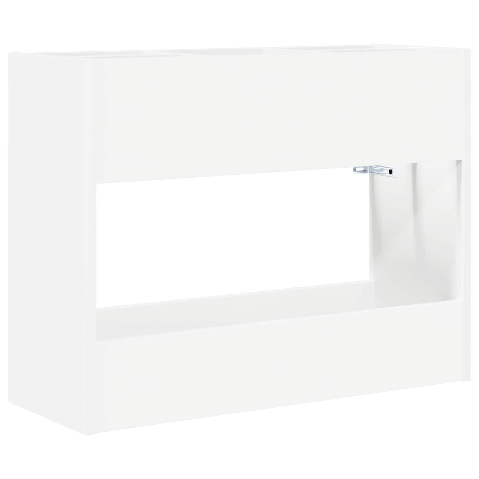 Umbrella Stand White 65 x 24 x 50 cm Engineered Wood