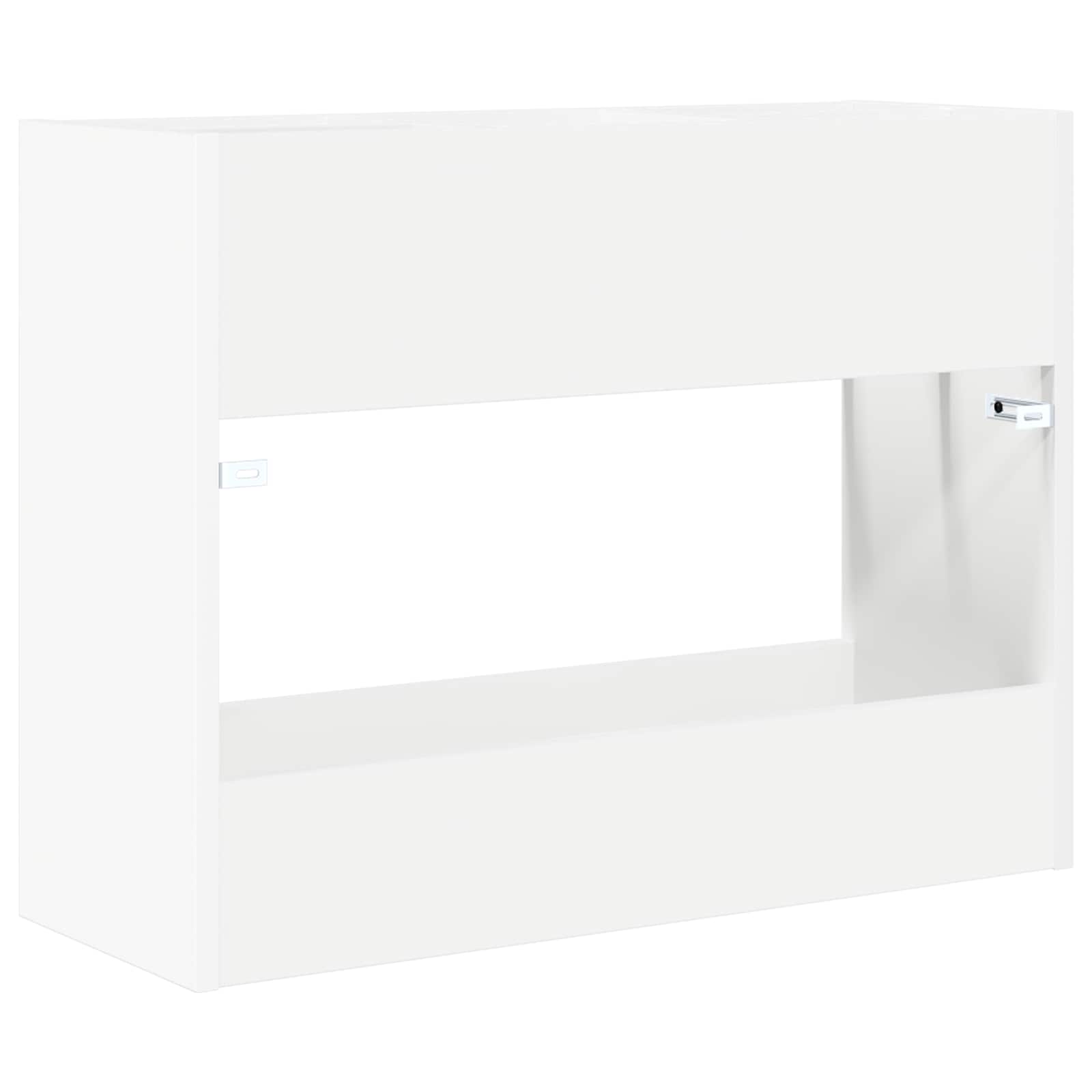 Umbrella Stand White 65 x 24 x 50 cm Engineered Wood
