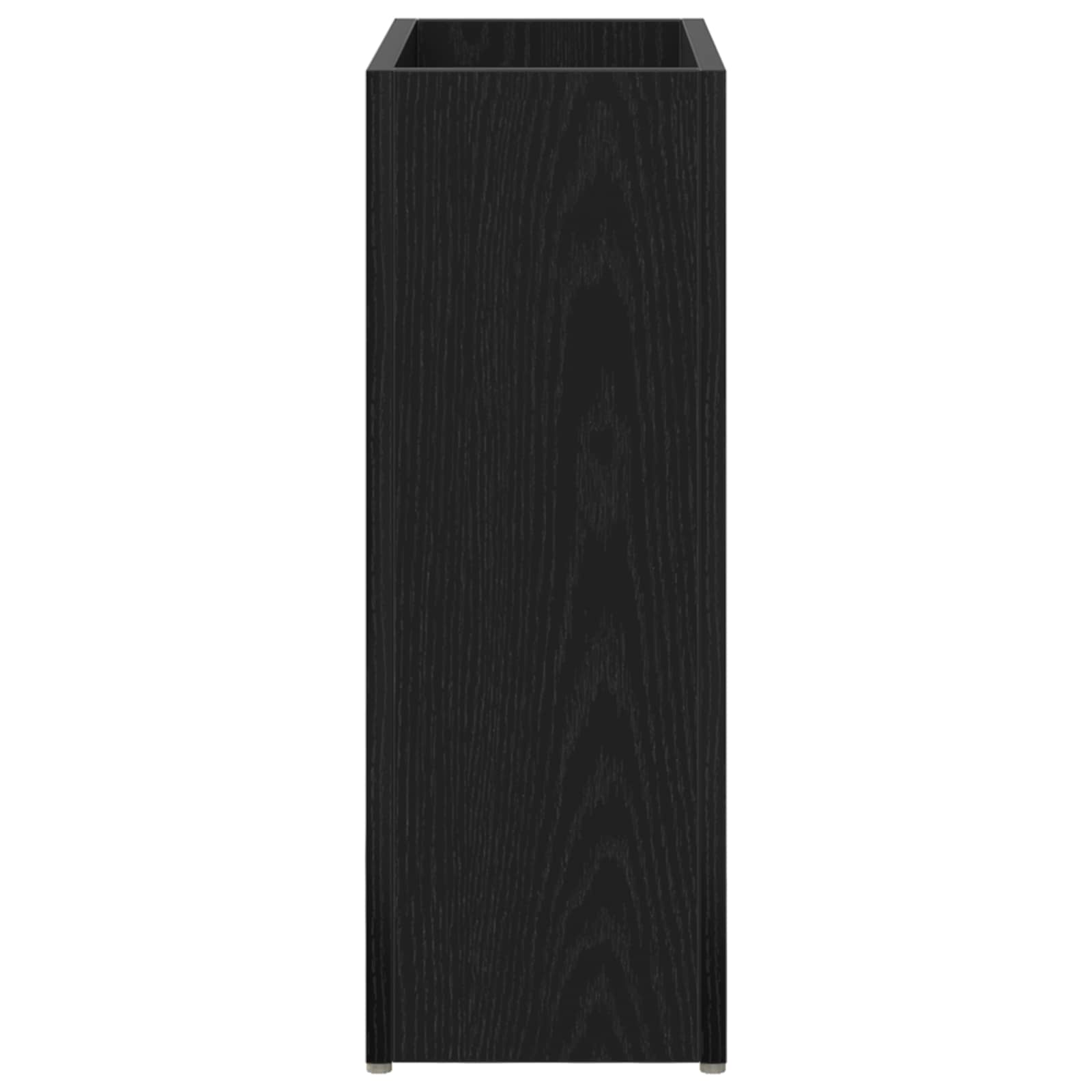 Umbrella Stand Black Oak 40 x 20 x 55.5 cm Engineered Wood