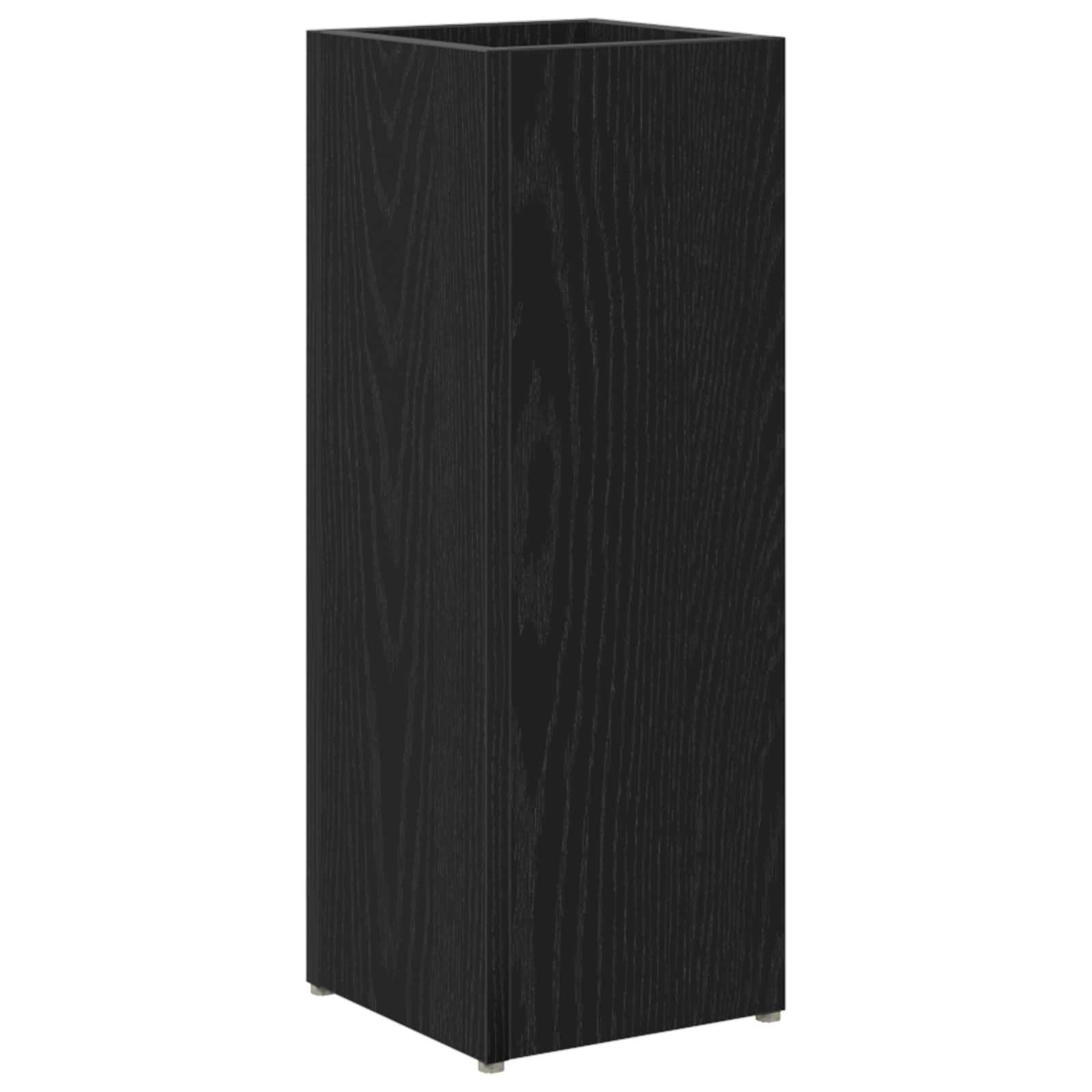 Umbrella Stand Black Oak 20 x 20 x 55.5 cm Engineered Wood