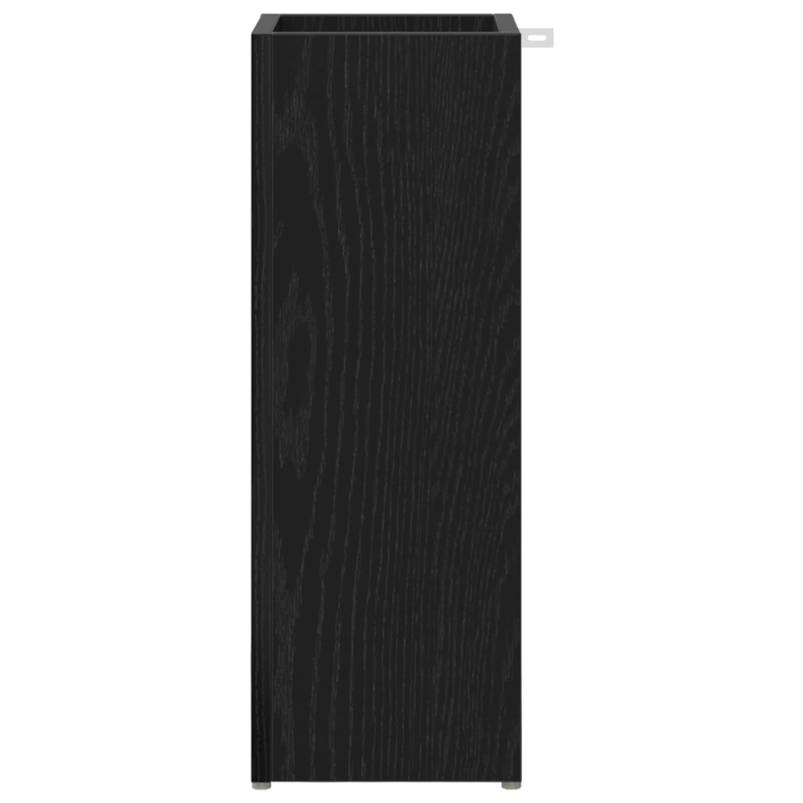 Umbrella Stand Black Oak 20 x 20 x 55.5 cm Engineered Wood