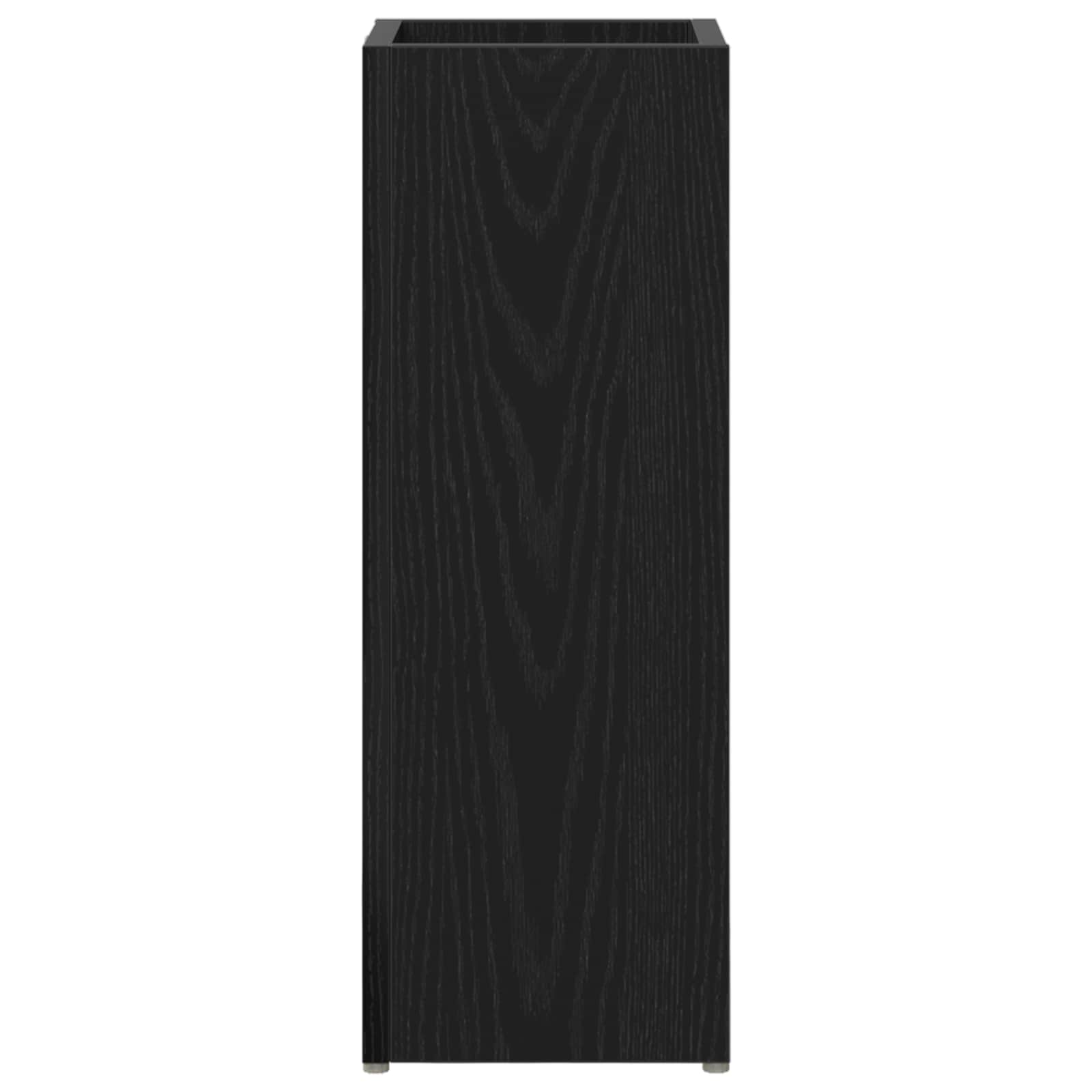 Umbrella Stand Black Oak 20 x 20 x 55.5 cm Engineered Wood