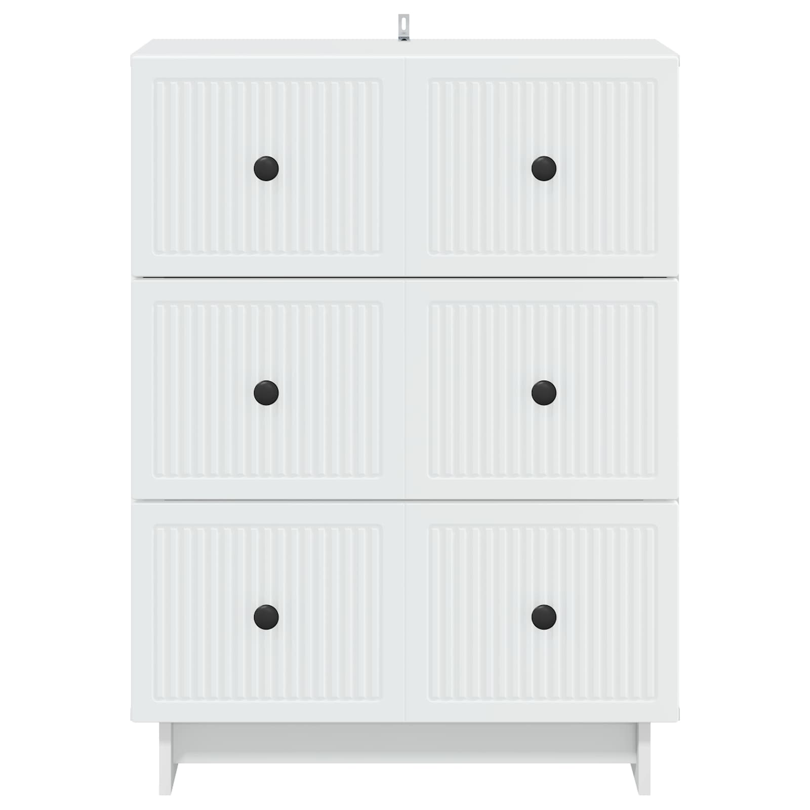 Drawer Cabinet White 66 x 34.5 x 90 cm Engineered Wood