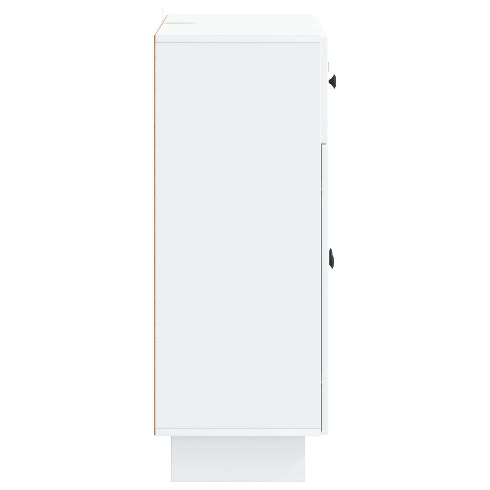 Sideboard White 66 x 34.5 x 90 cm Engineered Wood