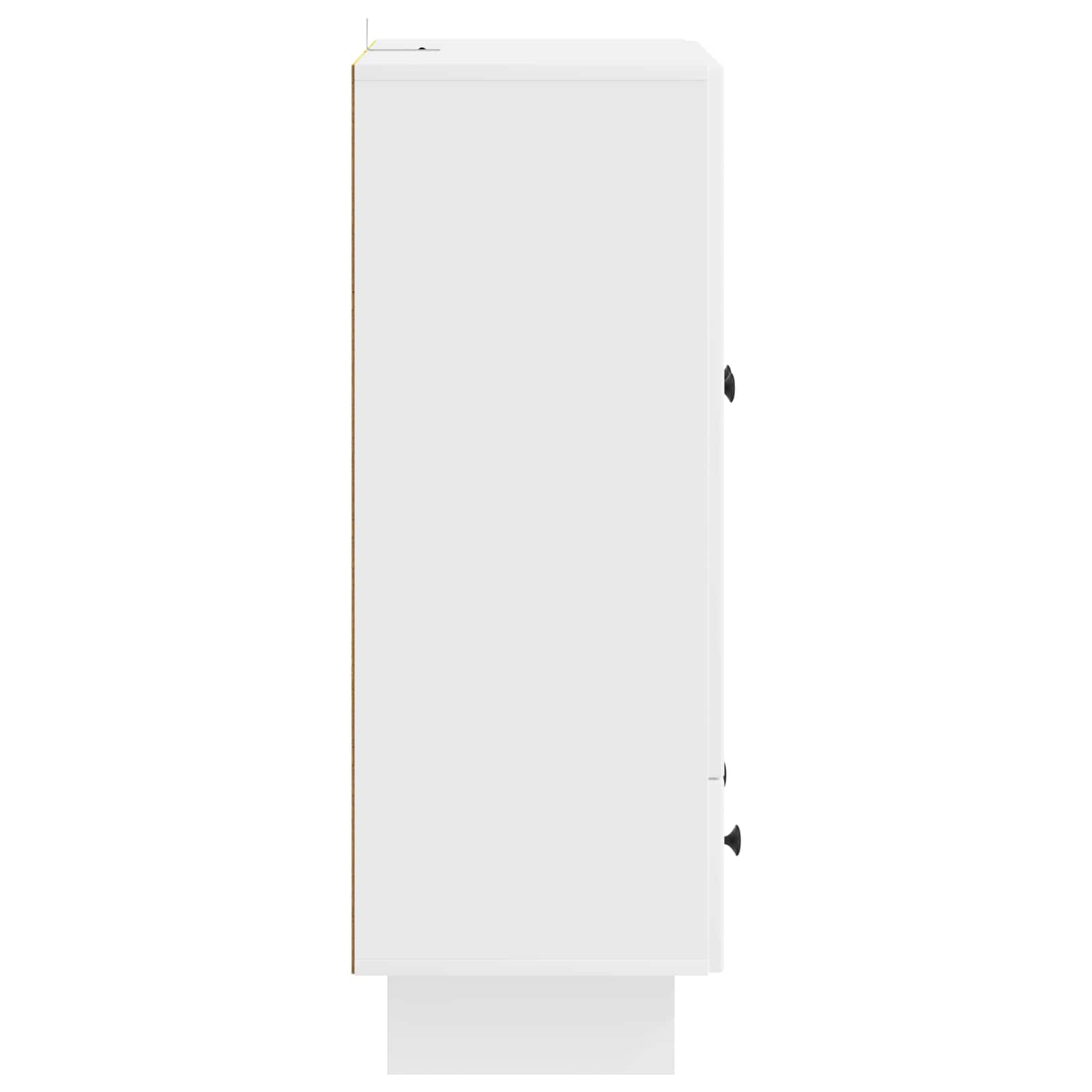Sideboard White 66 x 34.5 x 95 cm Engineered Wood