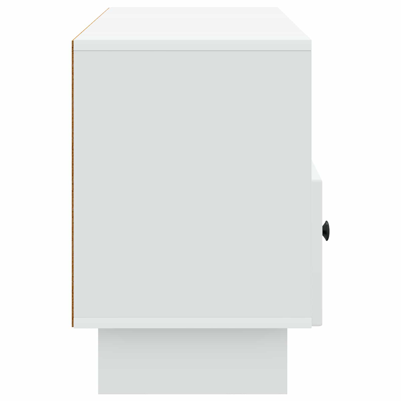TV Cabinet with Drawer White 102 x 34.5 x 50 cm Engineered Wood