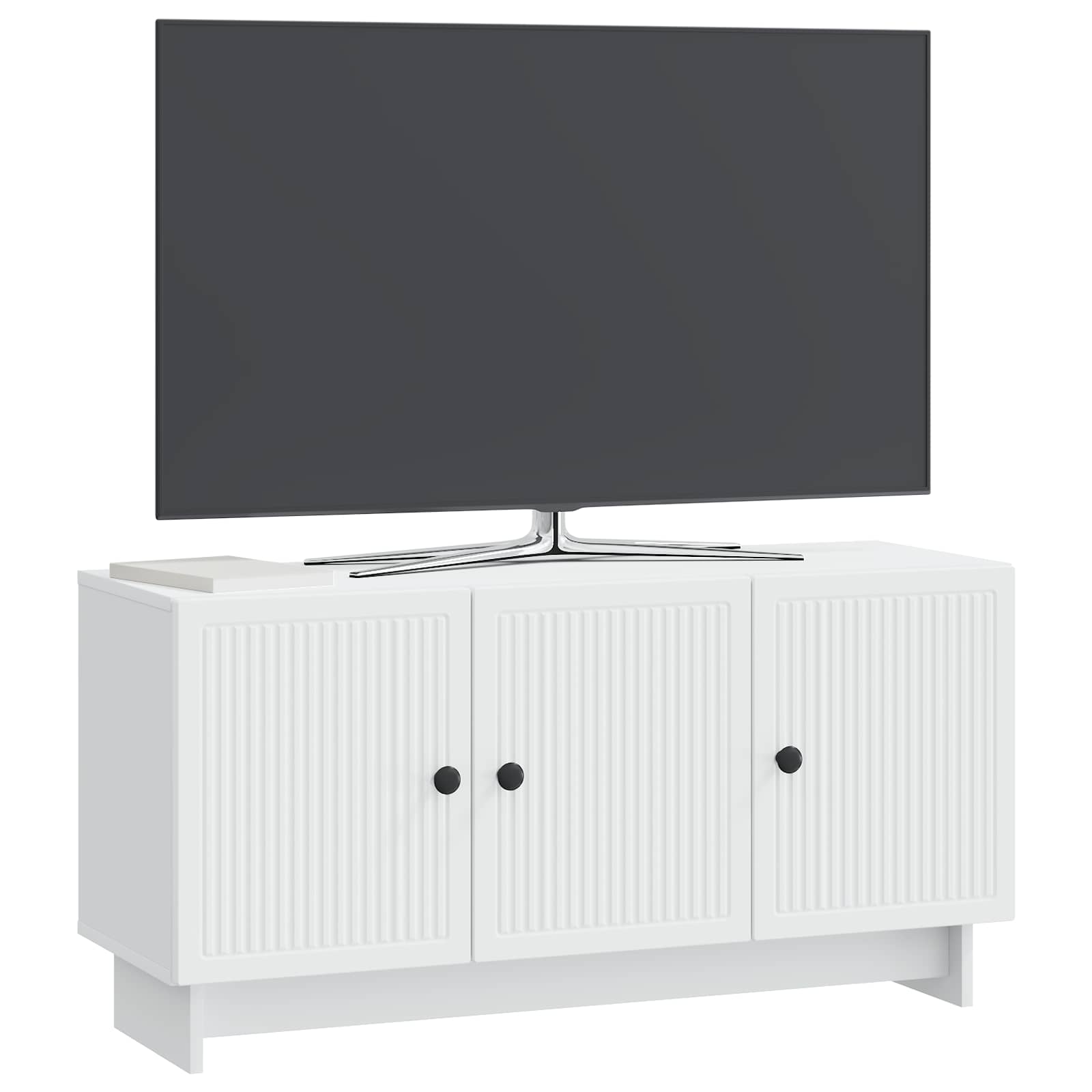 TV Cabinet White 99 x 34.5 x 50 cm Engineered Wood