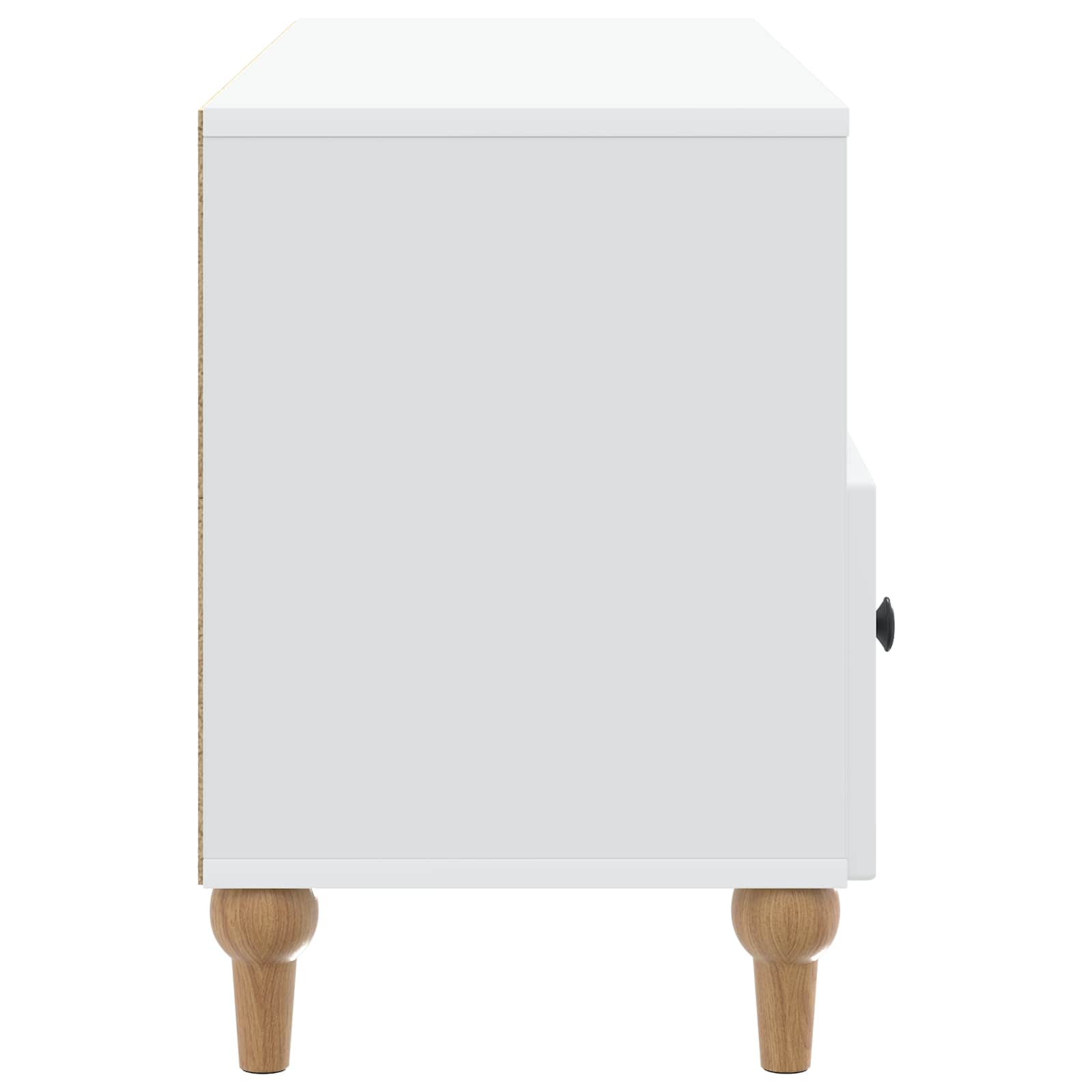 TV Cabinet White 102 x 34.5 x 50 cm Engineered Wood