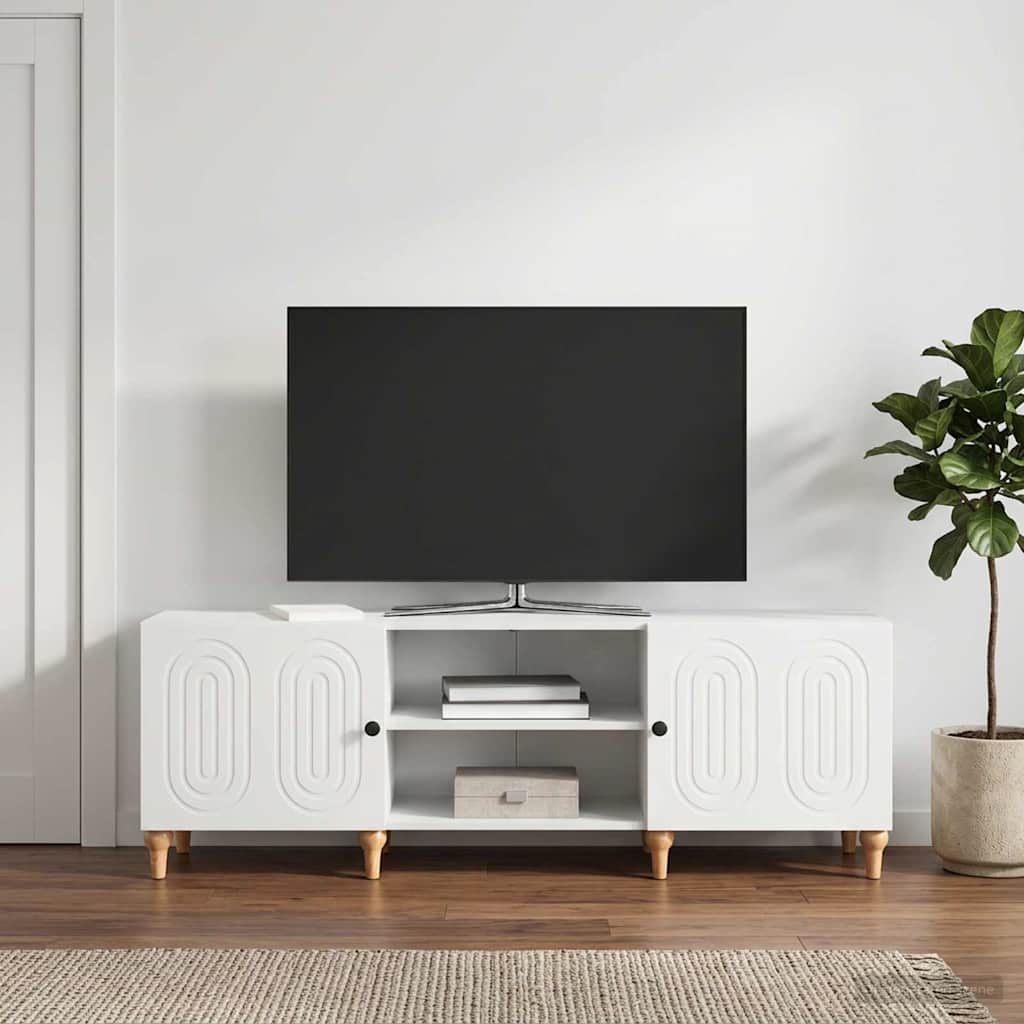 TV Cabinet White 150 x 31 x 50 cm Engineered Wood