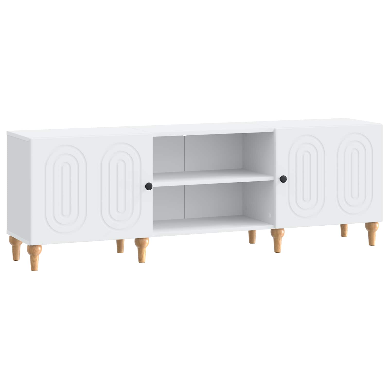 TV Cabinet White 150 x 31 x 50 cm Engineered Wood