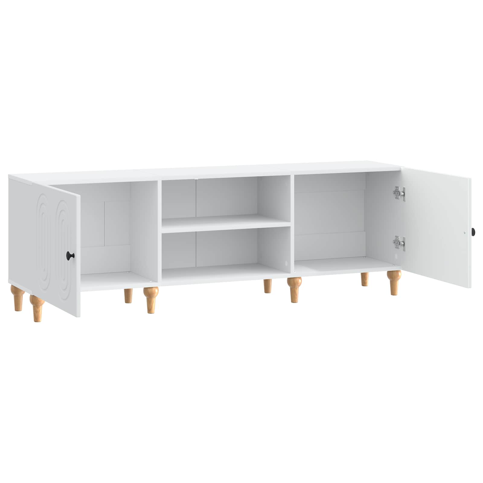 TV Cabinet White 150 x 31 x 50 cm Engineered Wood