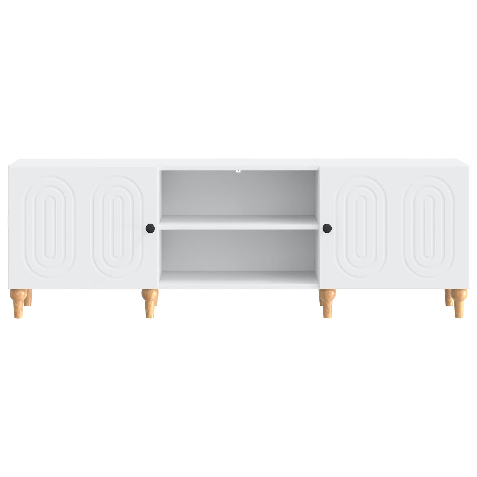 TV Cabinet White 150 x 31 x 50 cm Engineered Wood