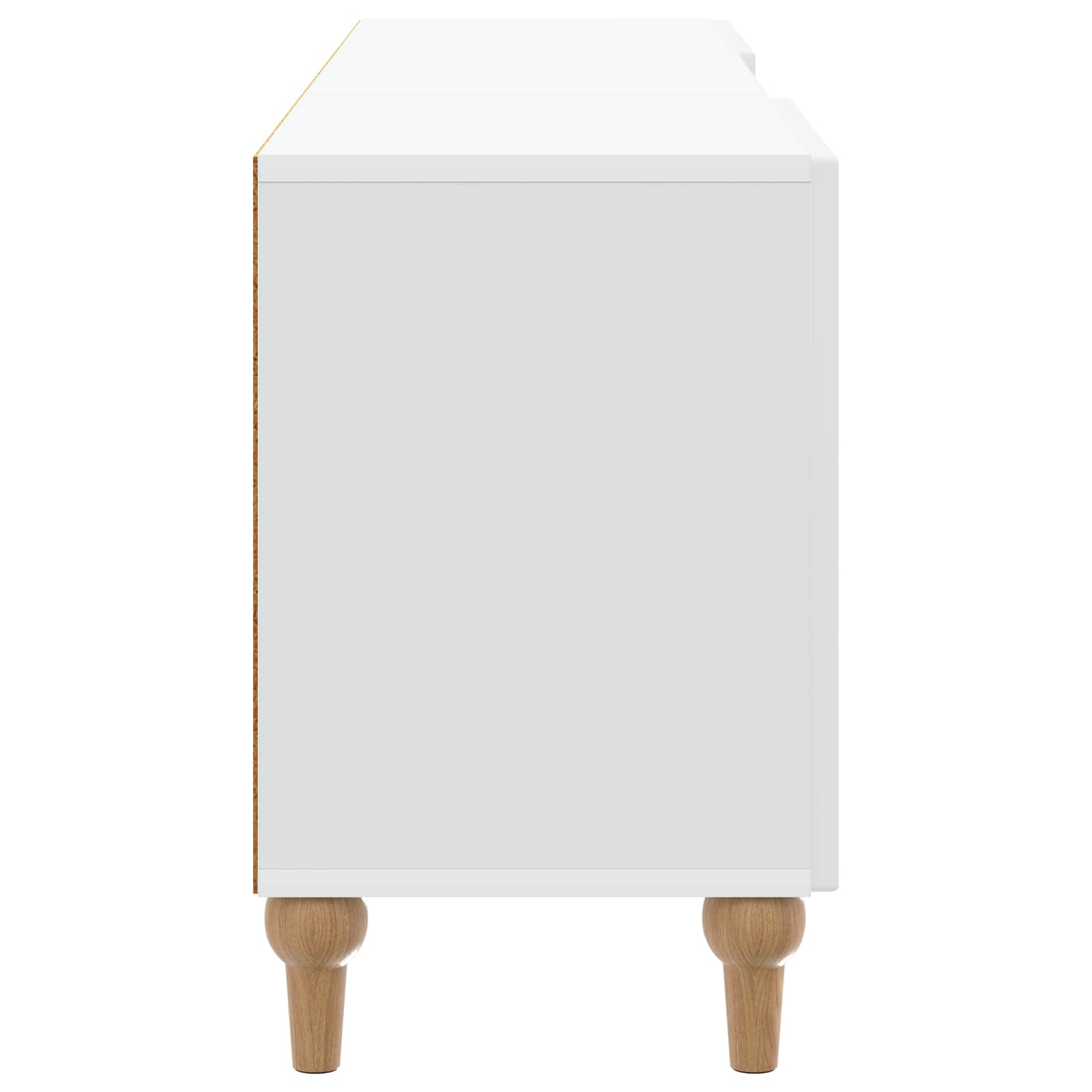 TV Cabinet White 150 x 31 x 50 cm Engineered Wood