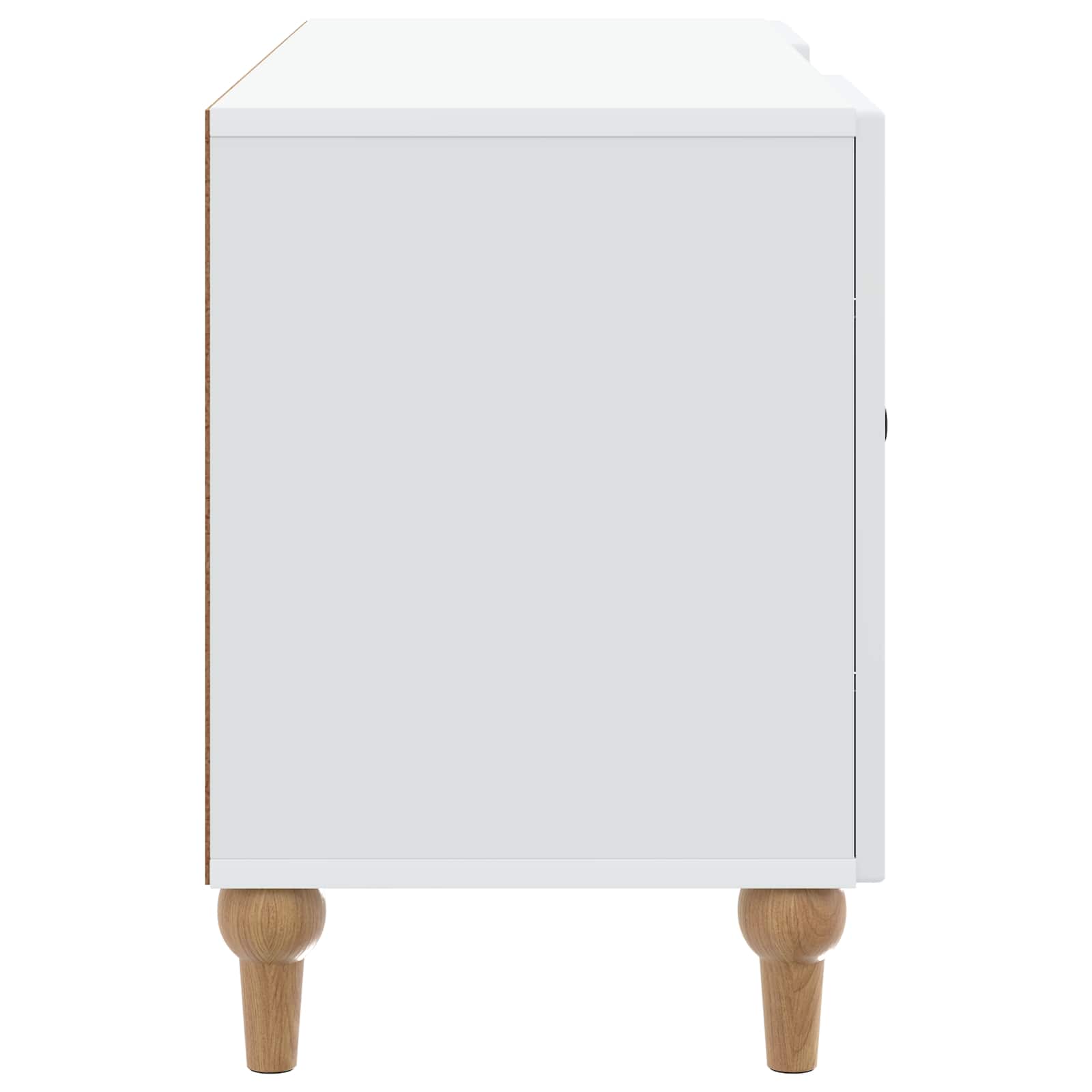 TV Cabinet White 102 x 34.5 x 50 cm Engineered Wood