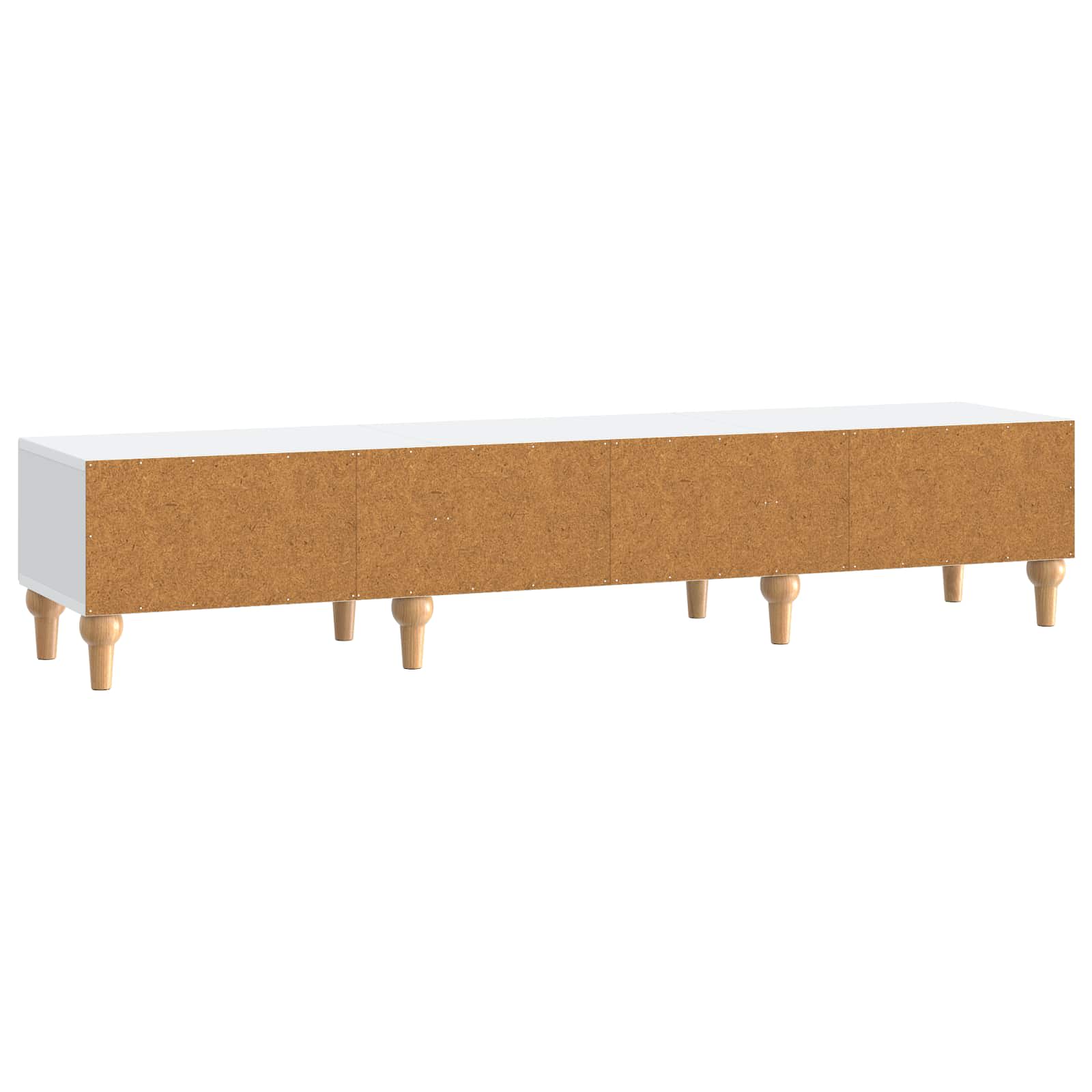 TV Cabinet with Drawer White 147 x 34.5 x 30 cm Engineered Wood