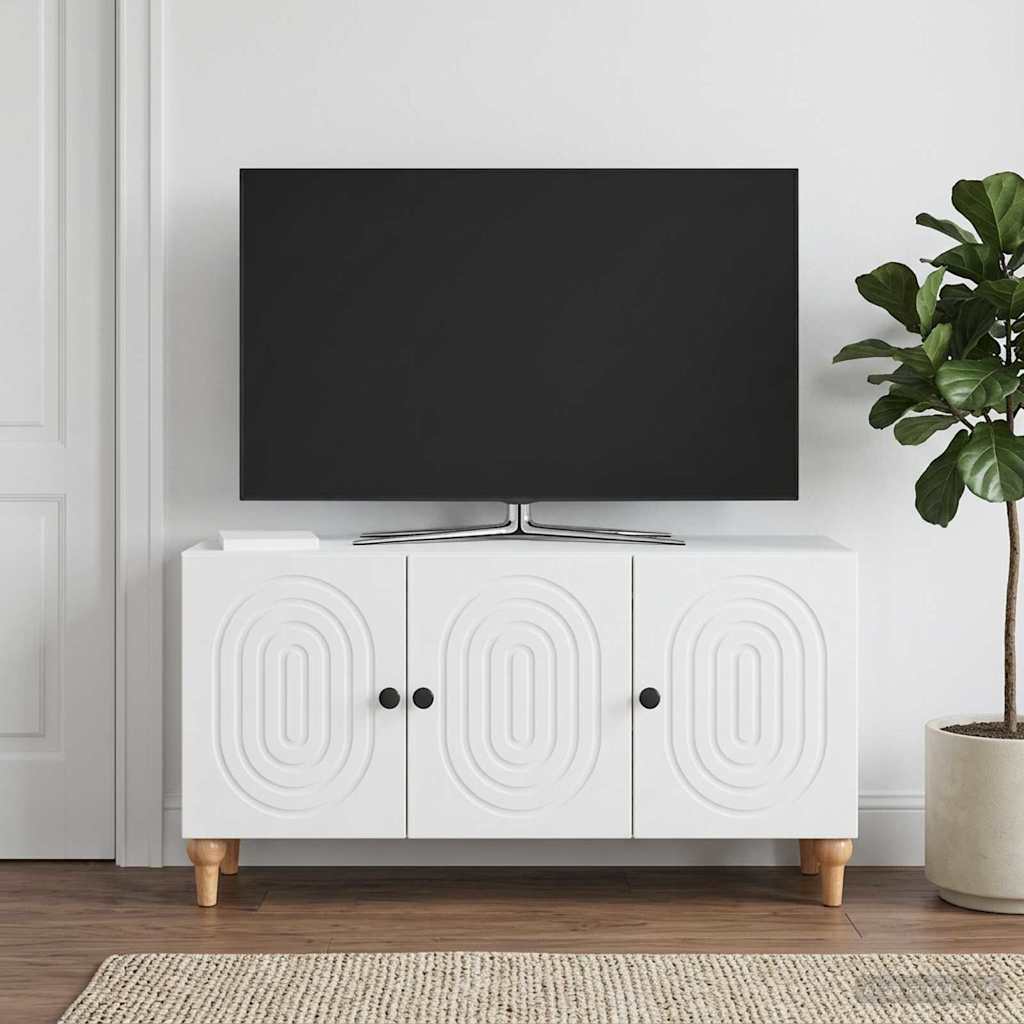 TV Cabinet White 99 x 34.5 x 50 cm Engineered Wood