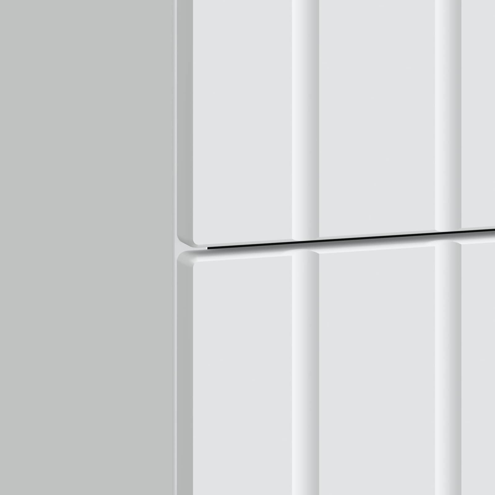 Bedside Cabinet White 43 x 41 x 68 cm Engineered Wood