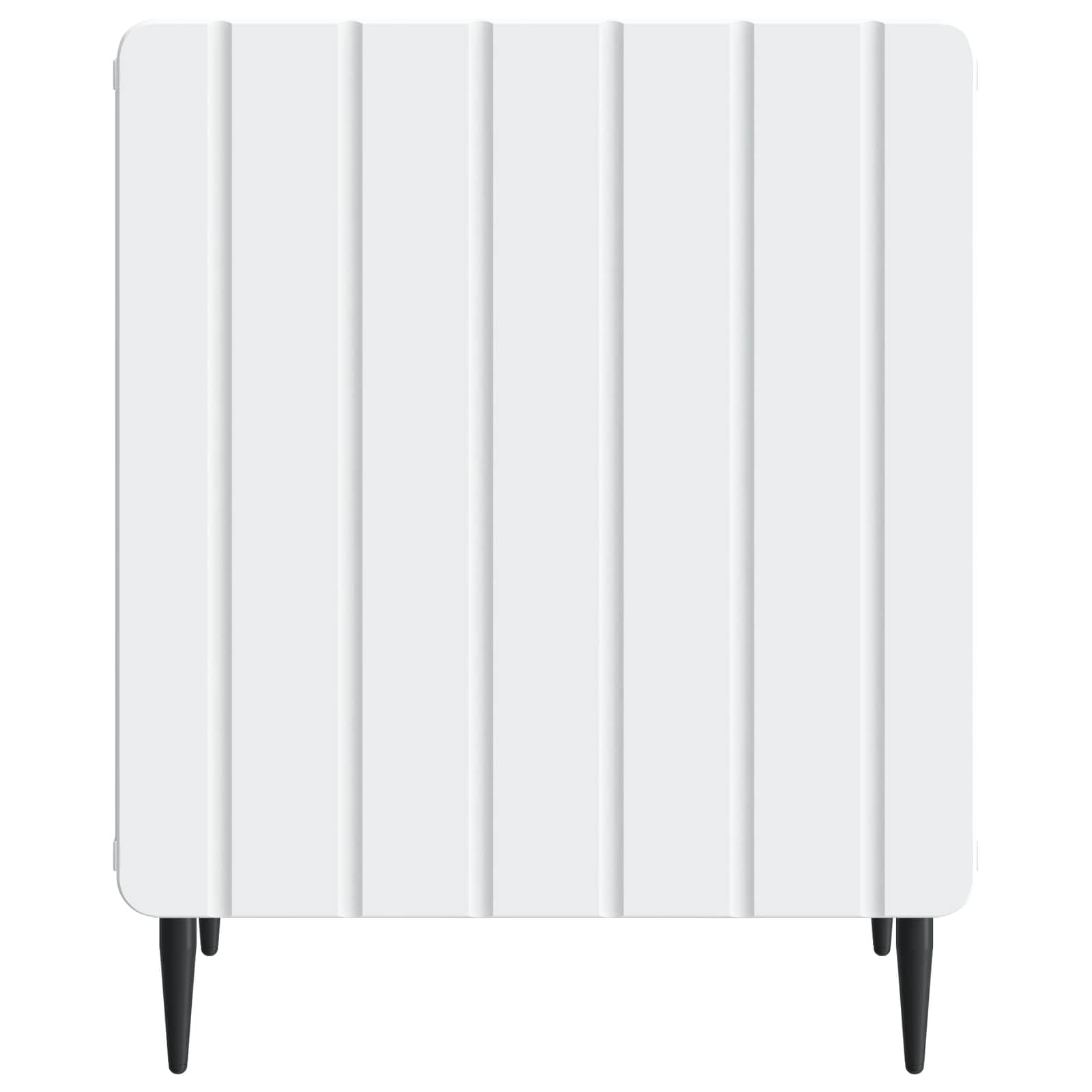 Bedside Cabinet White 43 x 34.5 x 52 cm Engineered Wood