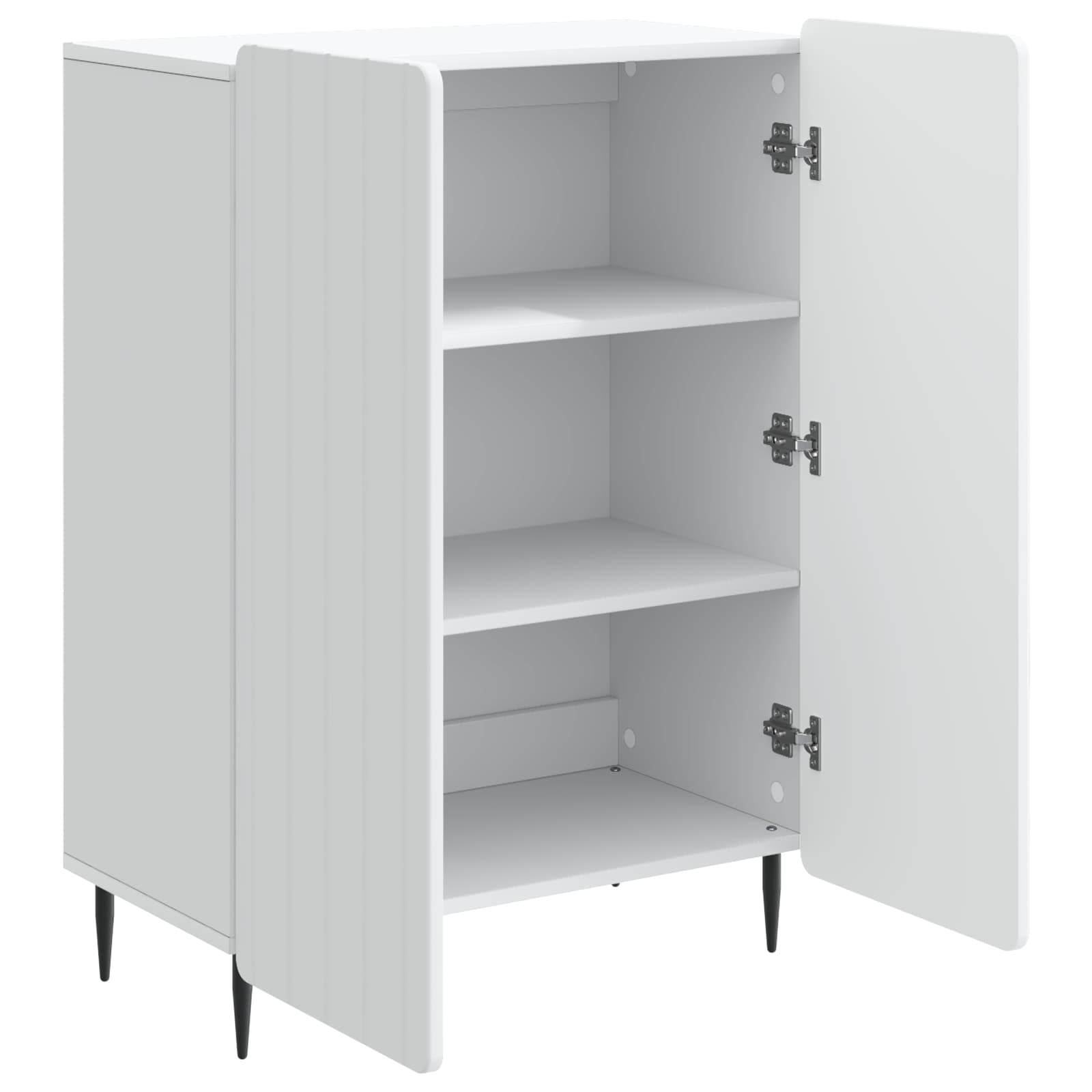 Sideboard White 66 x 34.5 x 92 cm Engineered Wood