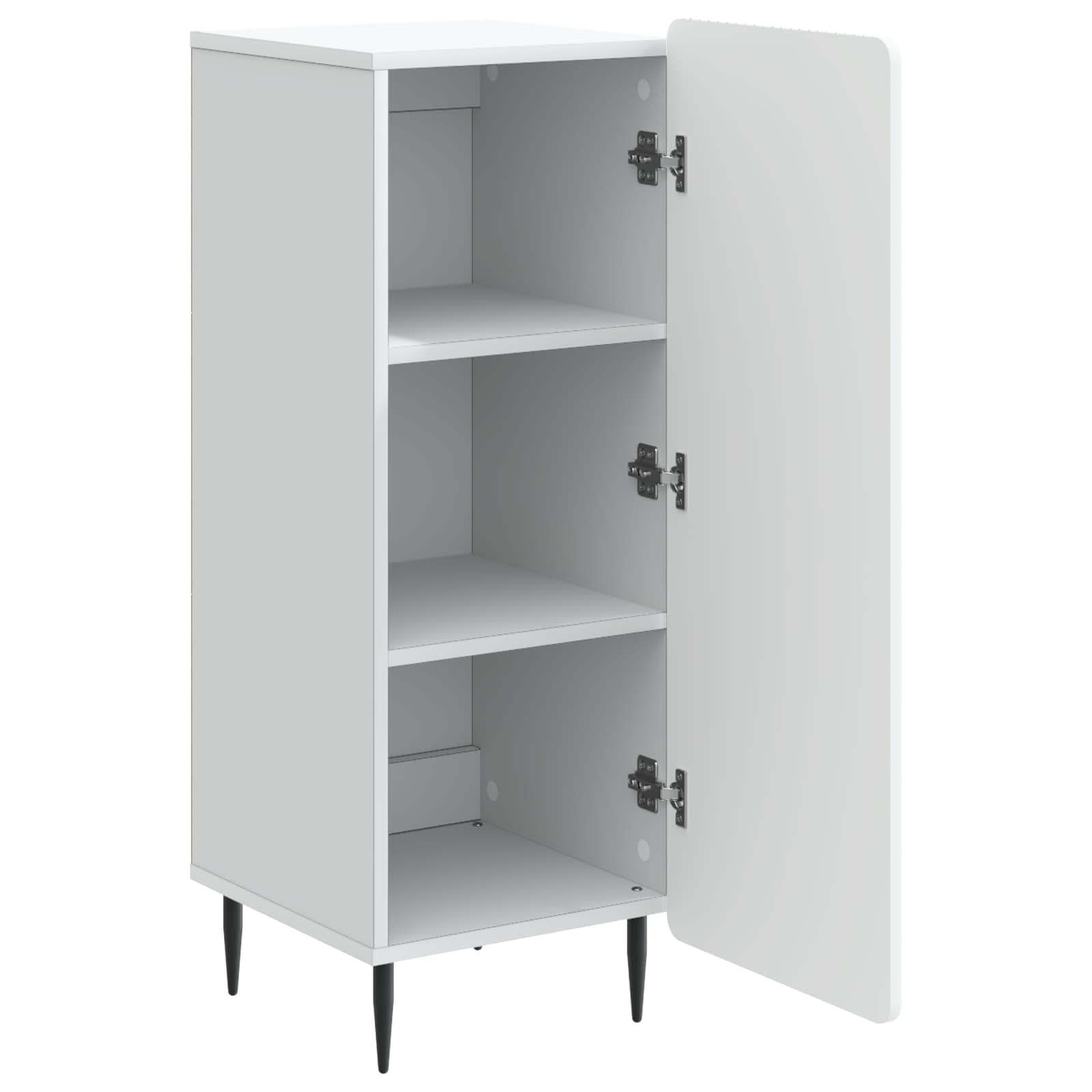 Sideboard White 34.5 x 33 x 92 cm Engineered Wood