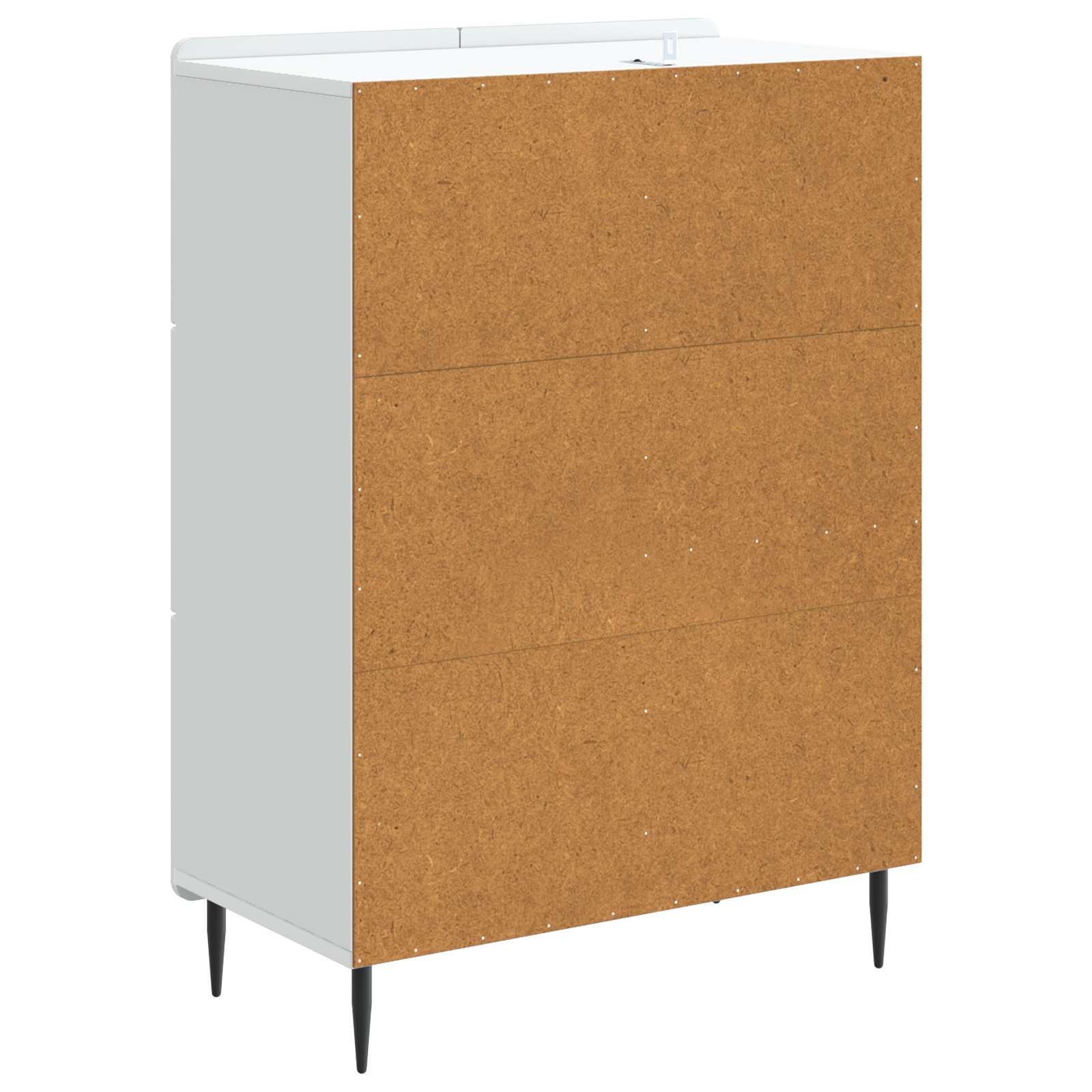 Sideboard White 66 x 34.5 x 91.5 cm Engineered Wood