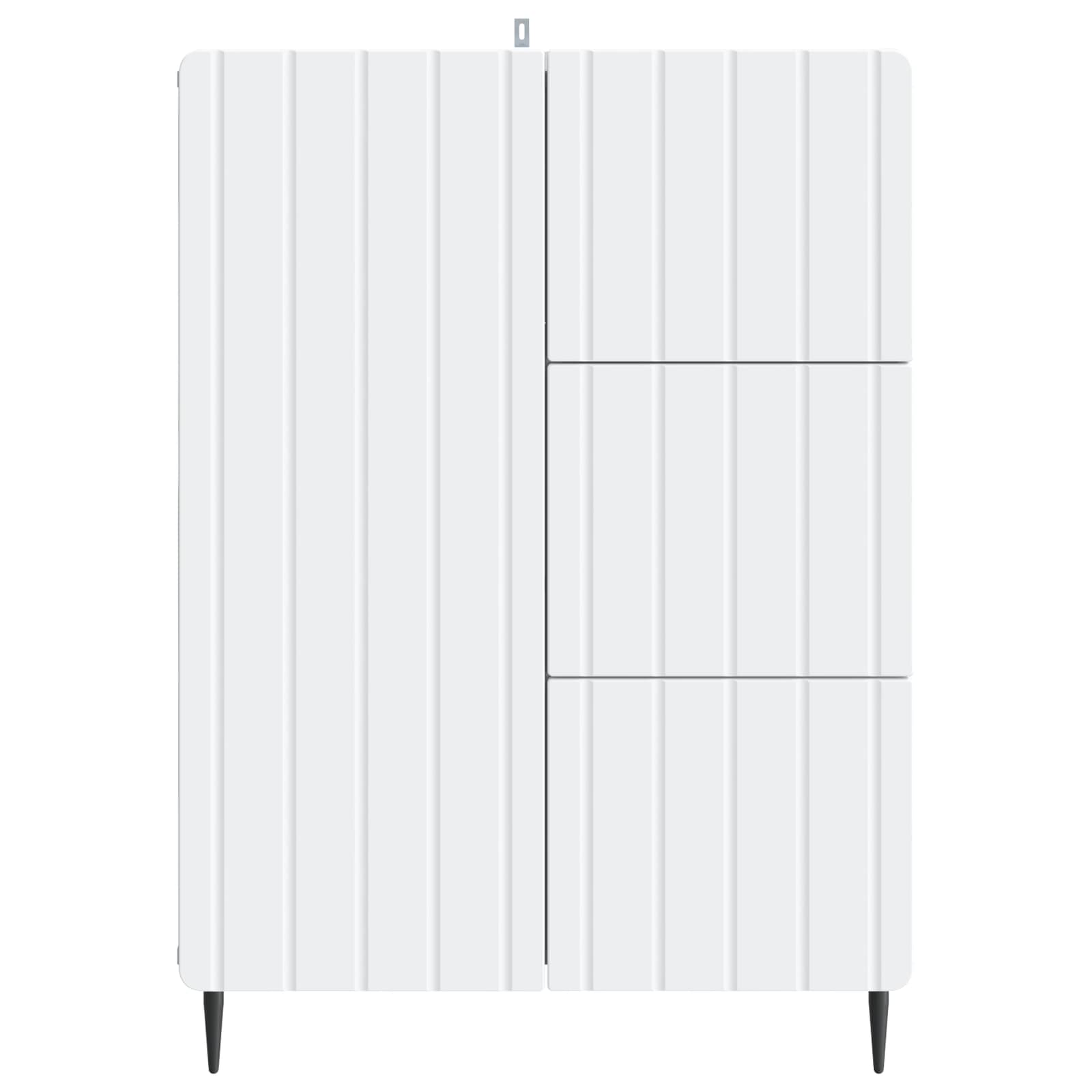 Sideboard White 66 x 34.5 x 91.5 cm Engineered Wood