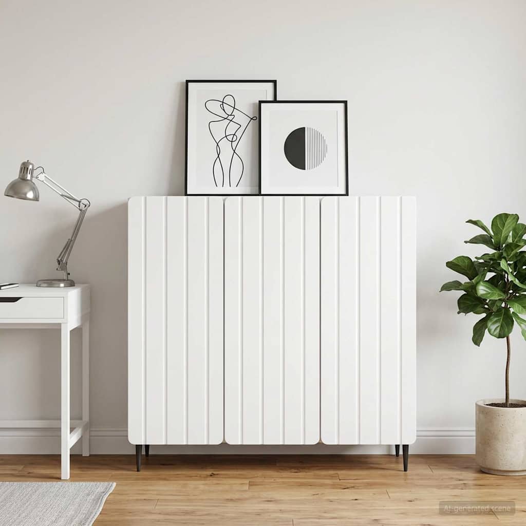 Sideboard White 89 x 34.5 x 82 cm Engineered Wood