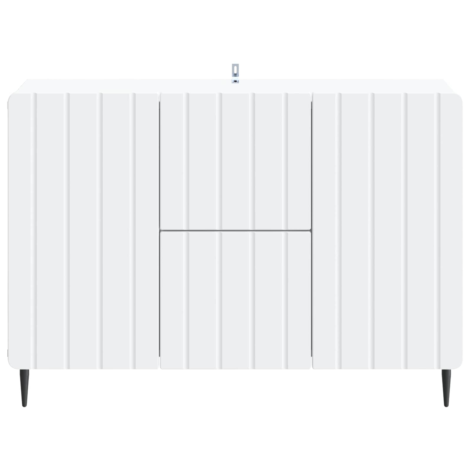 Sideboard with Drawer White 89 x 34.5 x 62 cm Engineered Wood