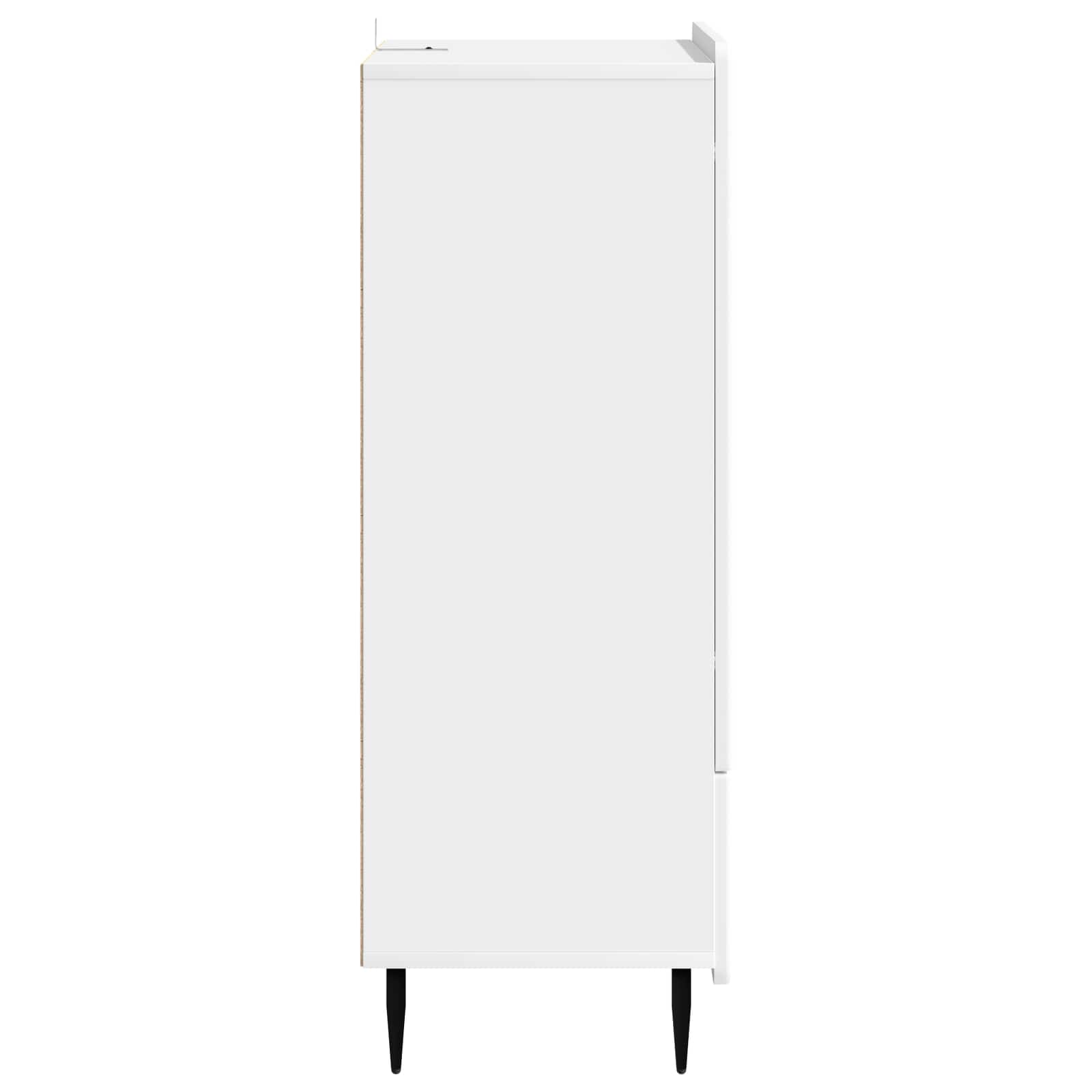 Sideboard White 66 x 34.5 x 97 cm Engineered Wood