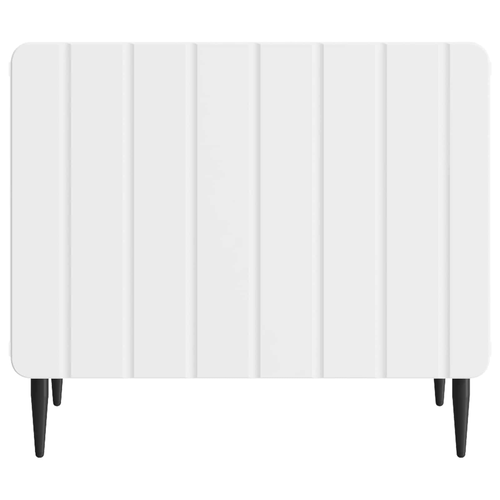 Coffee Table with Drawer White 49 x 50 x 42 cm Engineered Wood